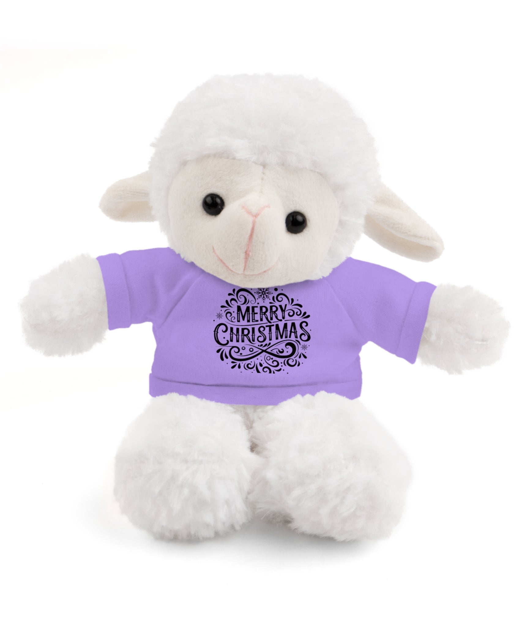 Festive Merry Christmas Stuffed Sheep | Gallory Hive