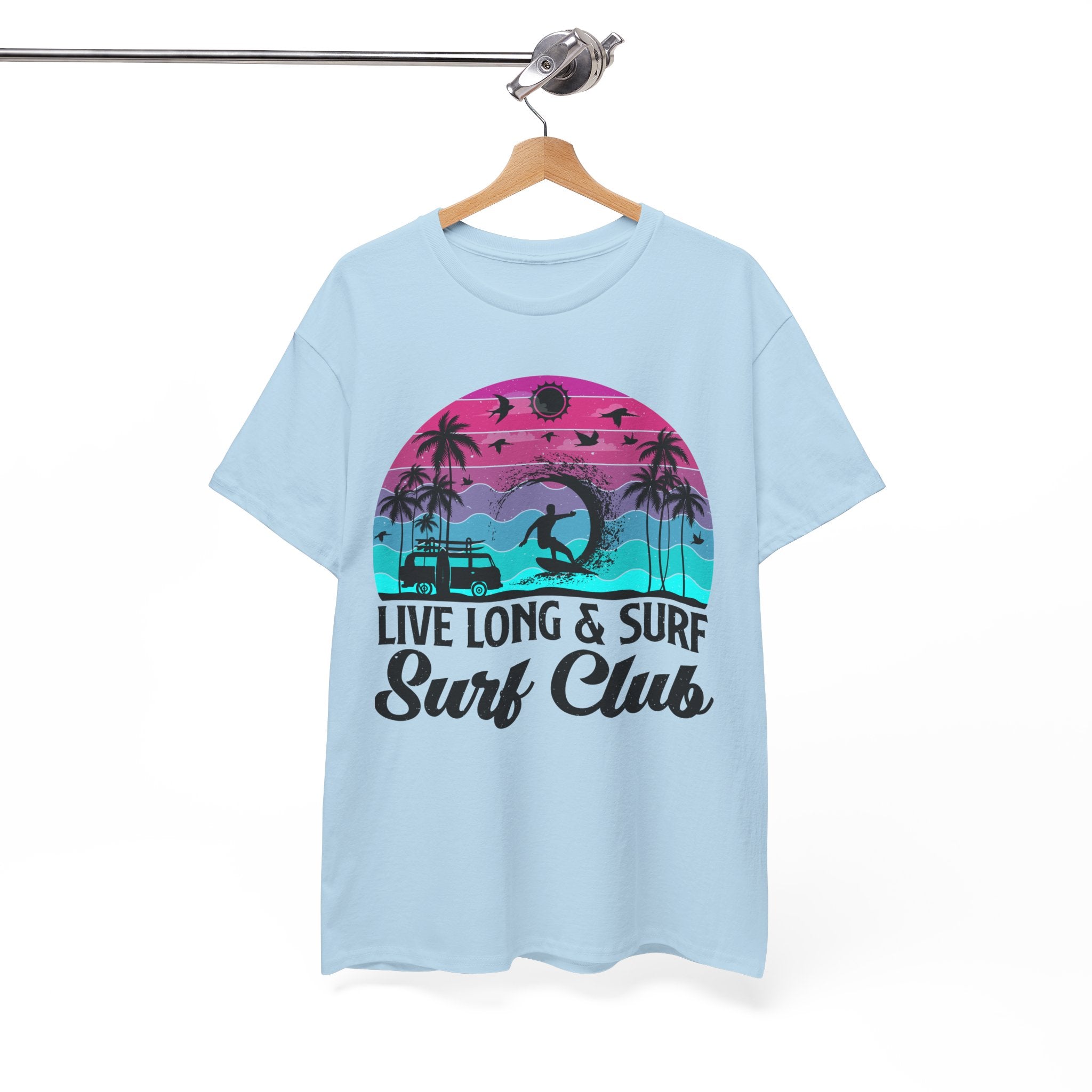 Surf Club Beach Sunset T-Shirt | Gallory Hive