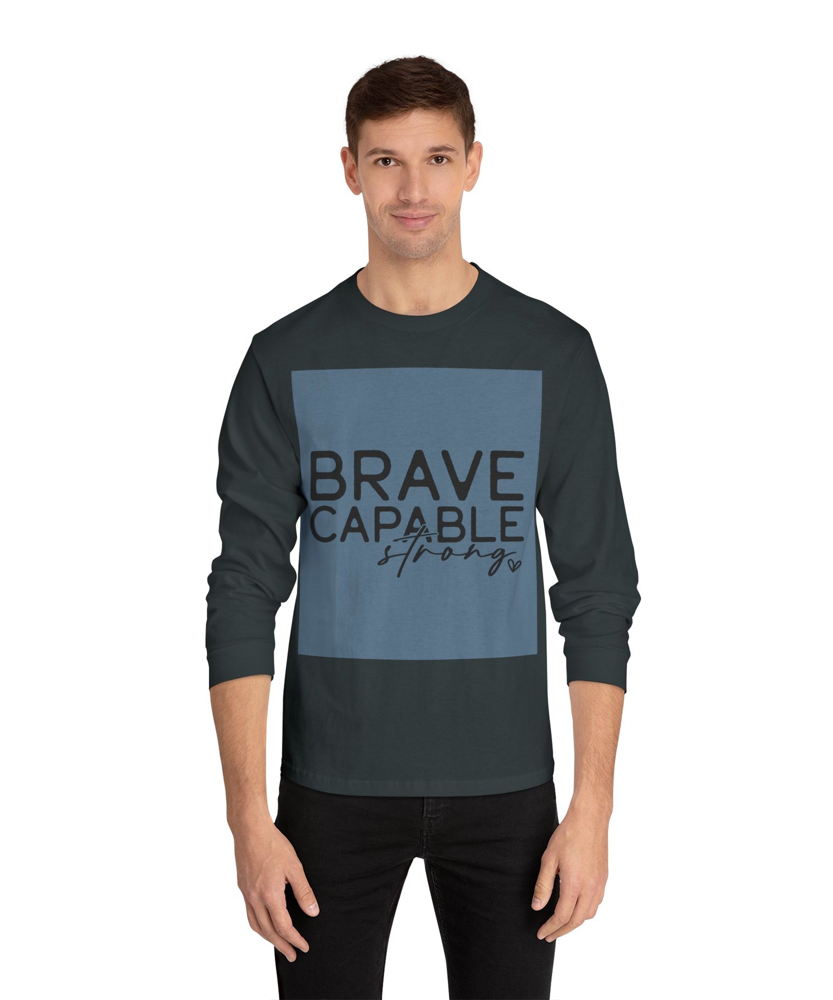Unisex Motivational Shirt – Brave & Capable Tee