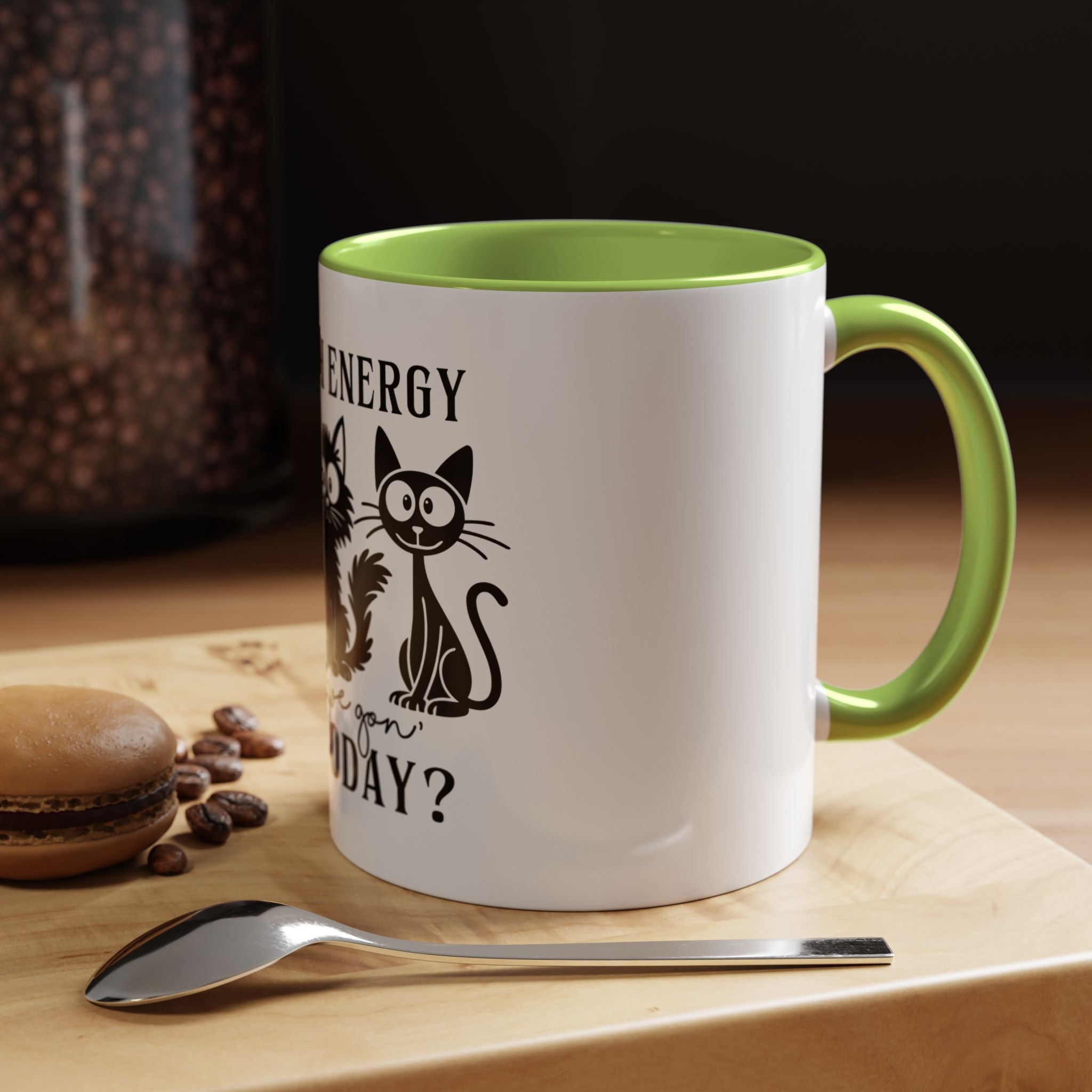 Quirky Cat Coffee Mug, Fun Kitty Mug for Cat Lovers, Gift for Pet Owners, Unique Cat-Themed Drinkware, Cute Cat Lover Present