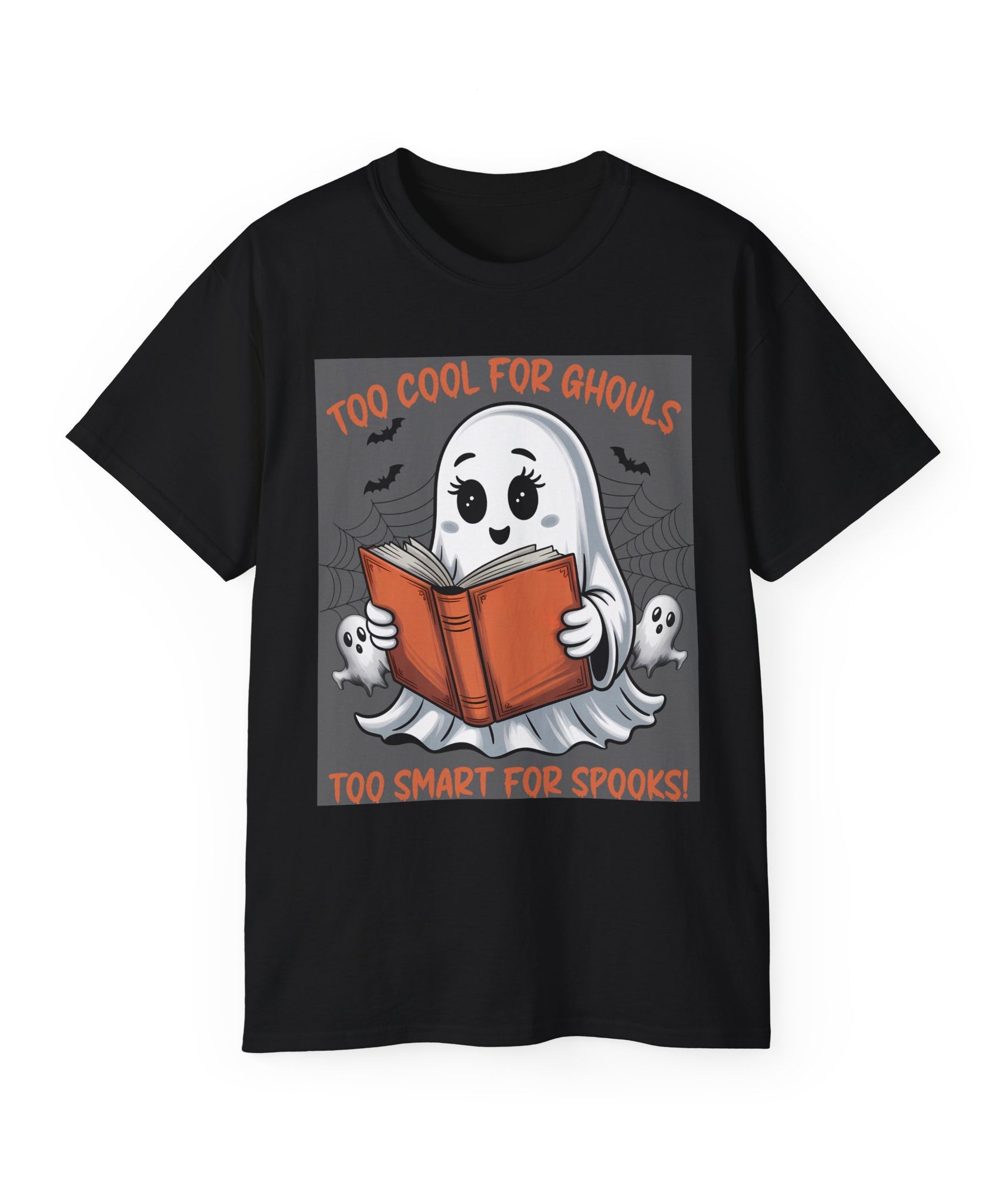 Cute Ghost Book T-Shirt Halloween | Gallory Hive