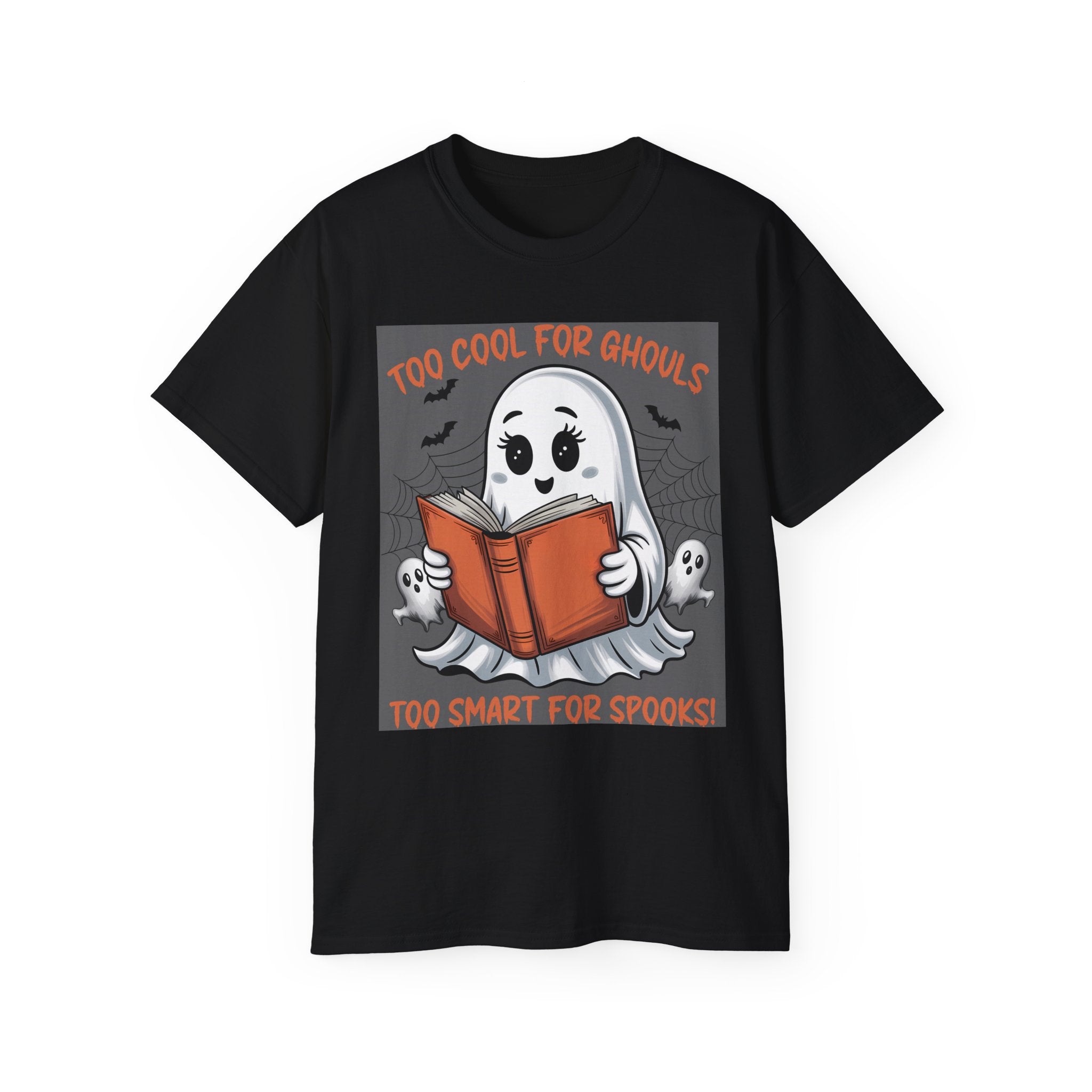 Cute Ghost Book T-Shirt Halloween | Gallory Hive