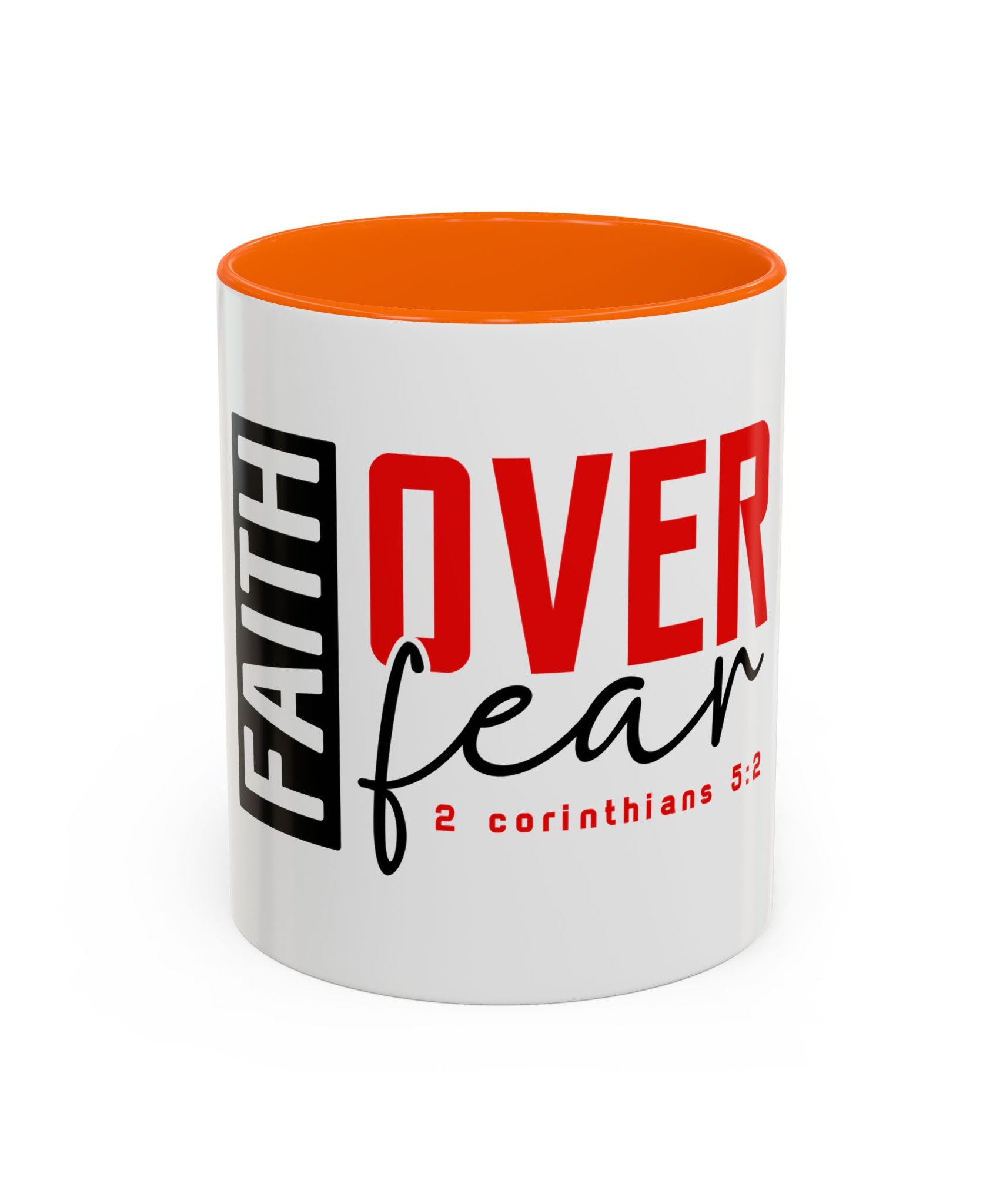 Faith Scripture Accent Coffee Mug | Gallory Hive