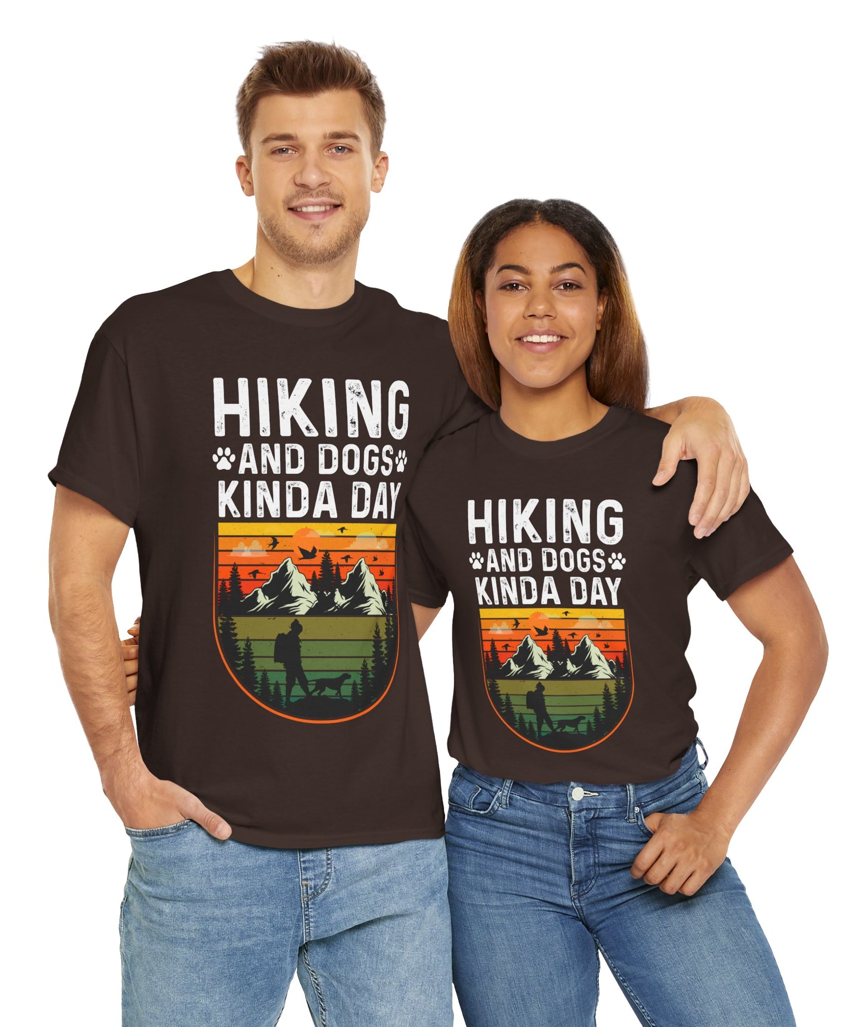 Hiking Buddy Sunset Graphic Tee