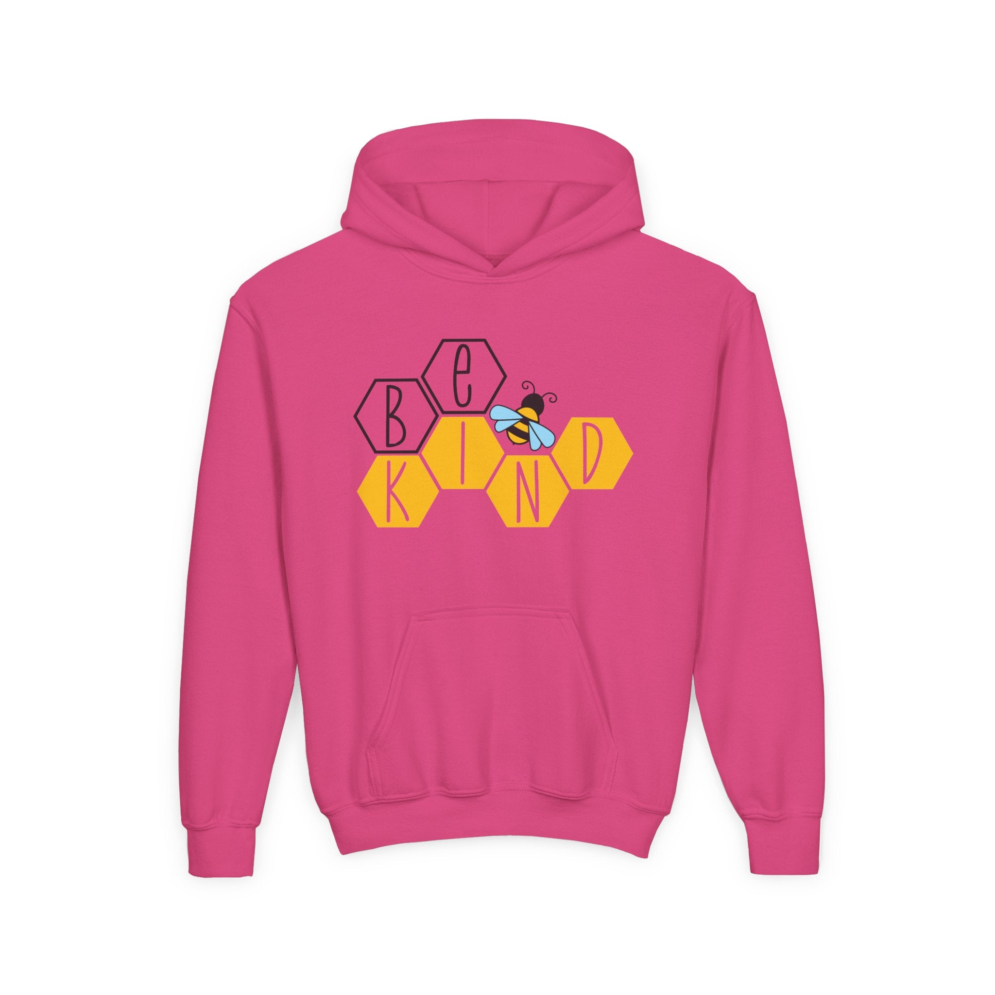 Unisex Kids Hoodie – Bee Kind & Cozy