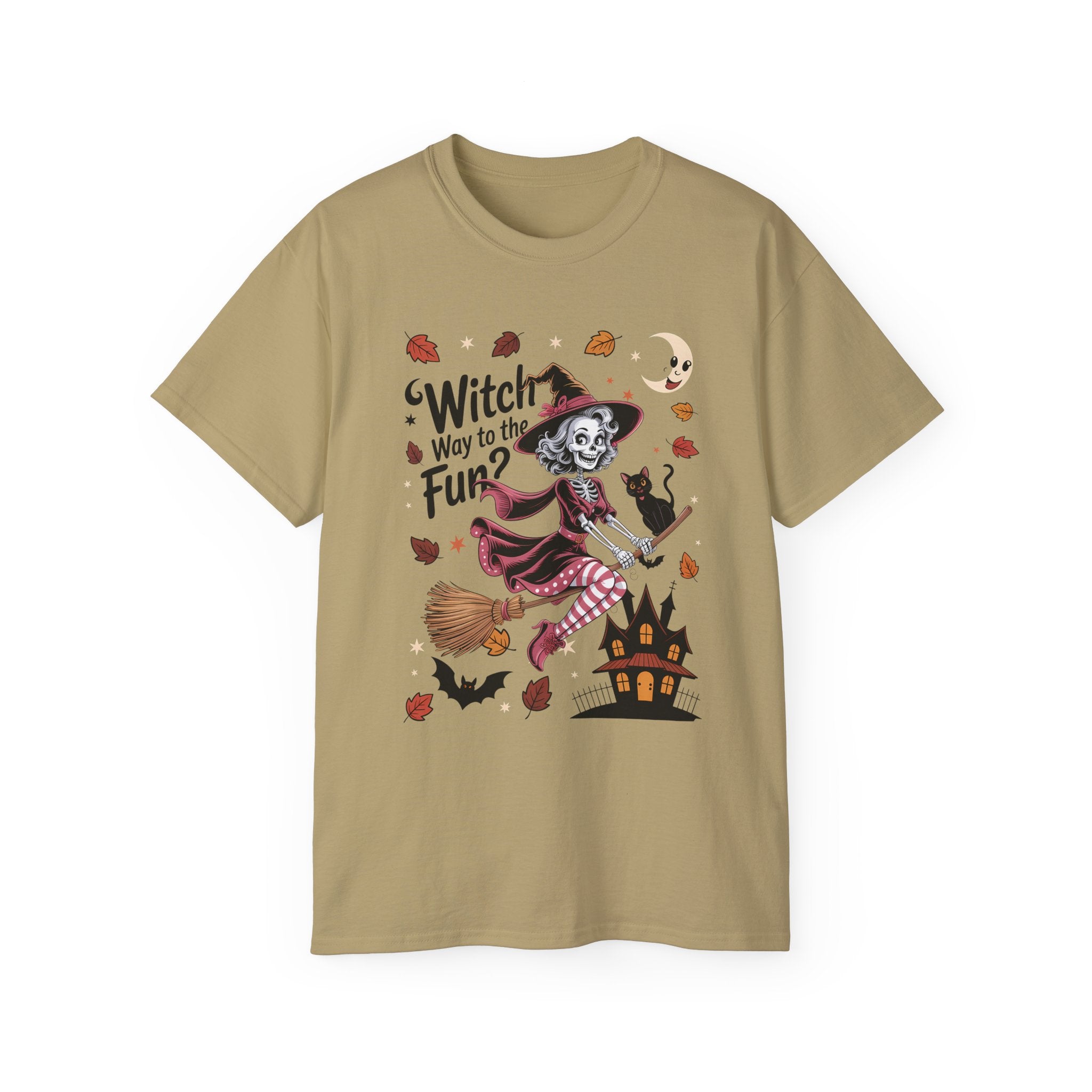 Spooky Cute Witch Ride Halloween Shirt | Gallory Hive