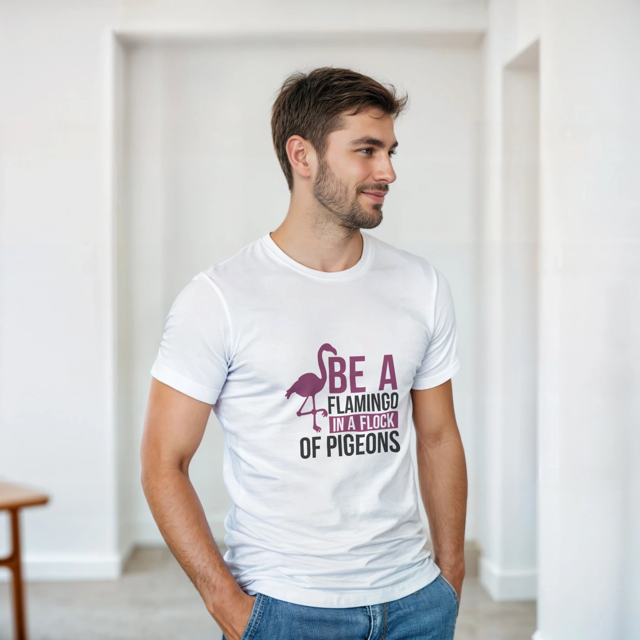 Motivational Flamingo Unisex T-Shirt | Gallory Hive