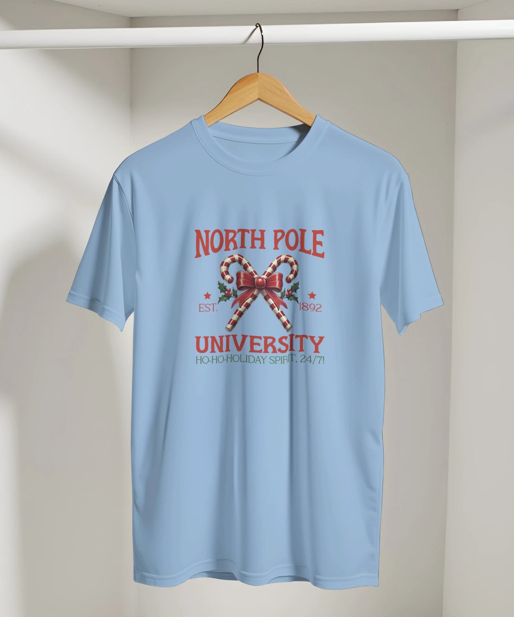 North Pole University Christmas T-Shirt | Gallory Hive