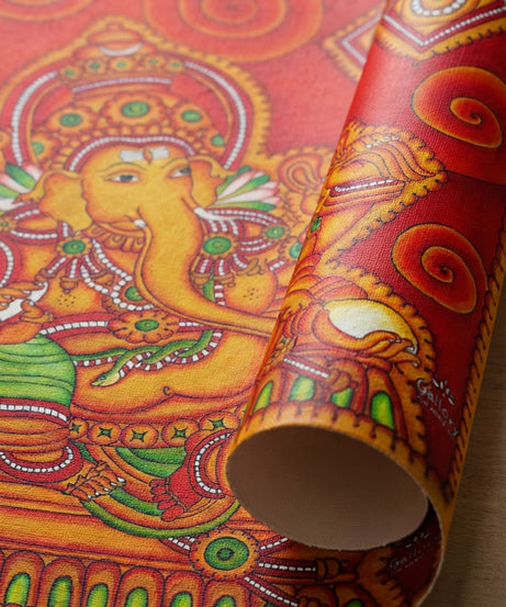 Premium Lord Ganesha Canvas Drawing Wall Art