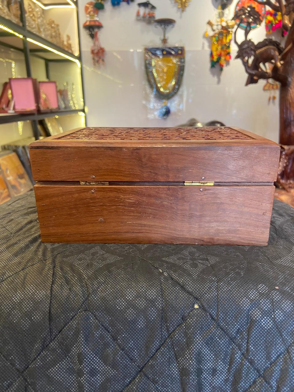 Handcrafted Wooden Jewellery Box | Gallory Hive