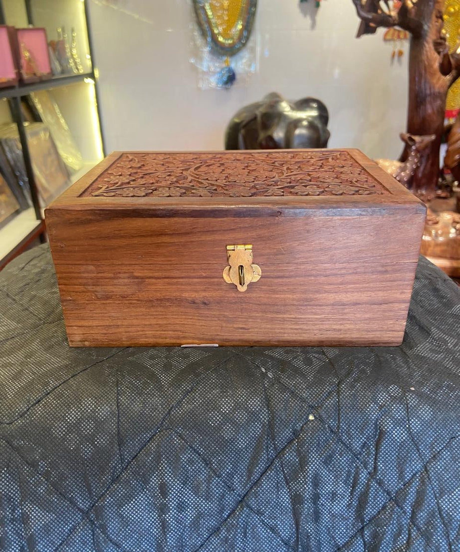 Handcrafted Wooden Jewellery Box | Gallory Hive