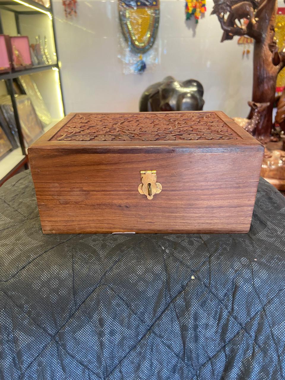 Handcrafted Wooden Jewellery Box | Gallory Hive