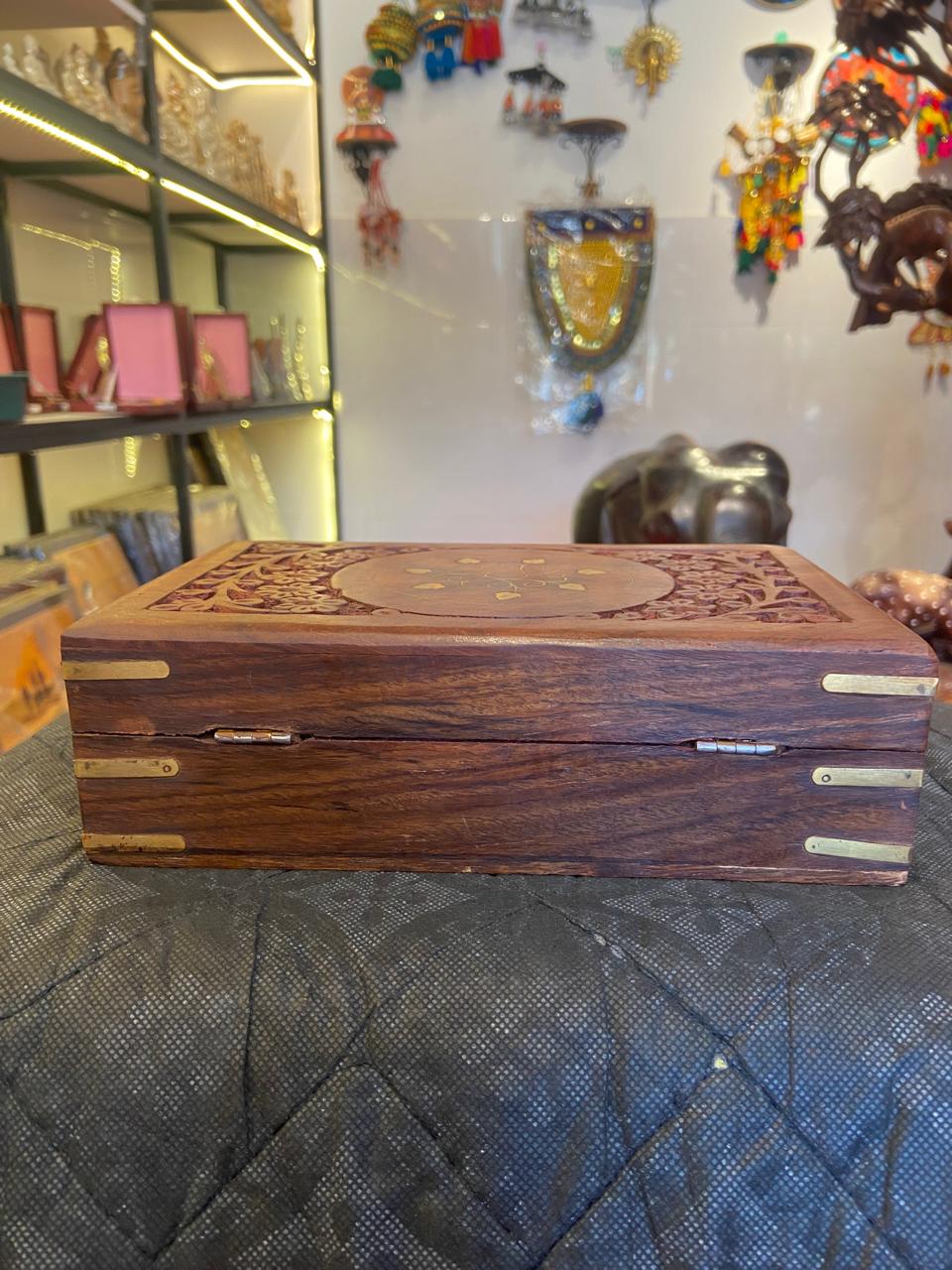 Handcrafted Wooden Jewellery Box | Gallory Hive