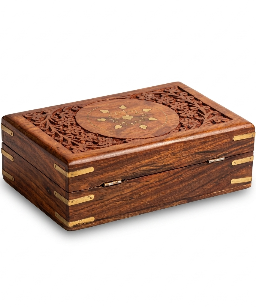 Handcrafted Wooden Jewellery Box | Gallory Hive