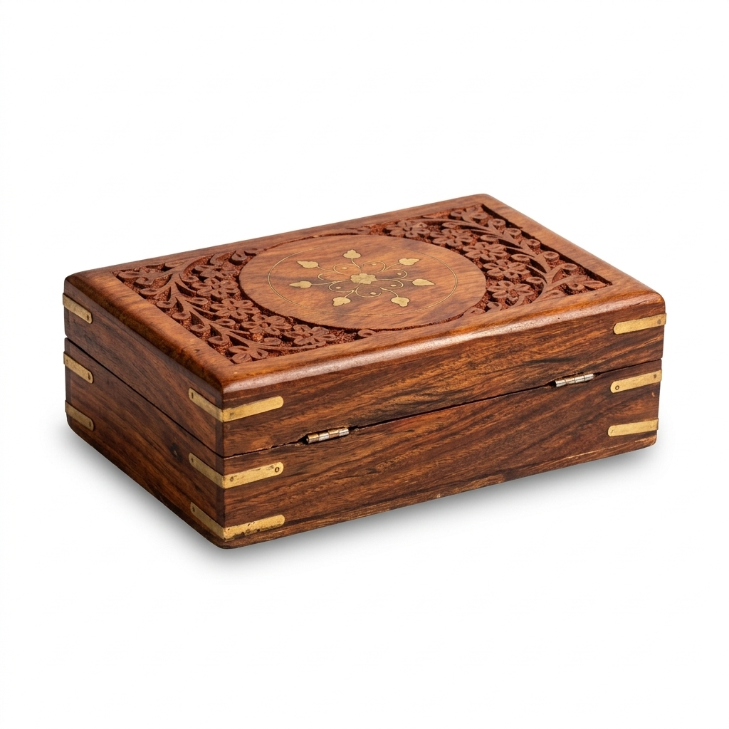 Handcrafted Wooden Jewellery Box | Gallory Hive