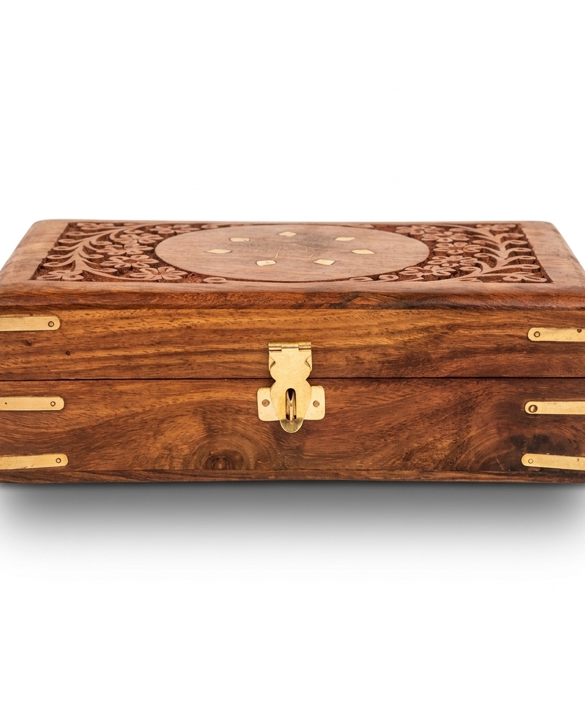 Handcrafted Wooden Jewellery Box | Gallory Hive