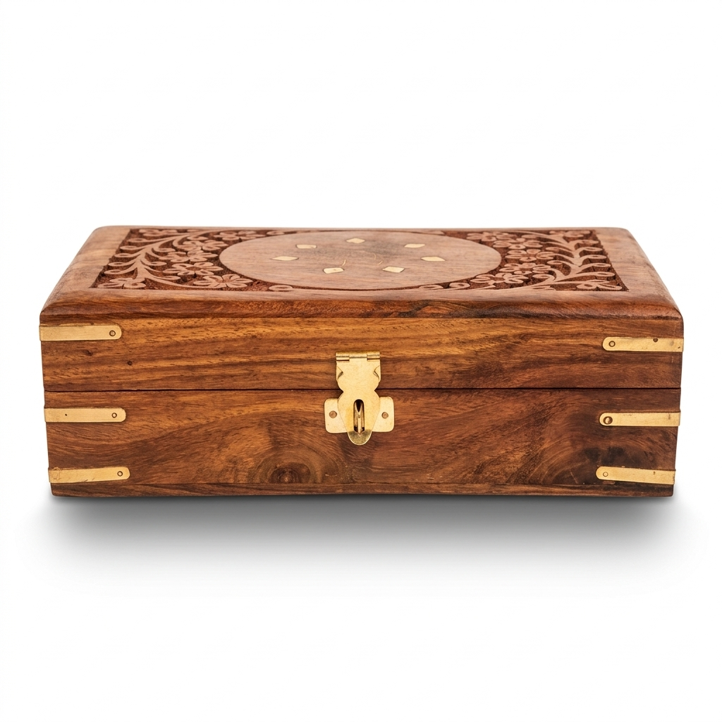 Handcrafted Wooden Jewellery Box | Gallory Hive