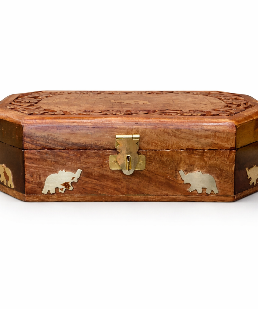 Handcrafted Wooden Jewellery Box | Gallory Hive
