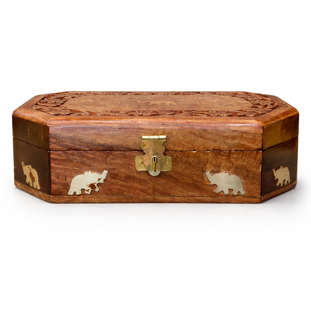 Handcrafted Wooden Jewellery Box | Gallory Hive