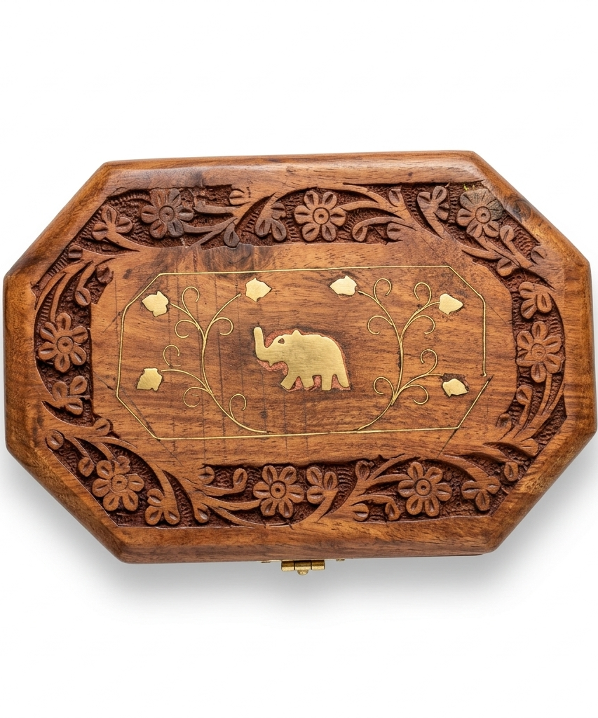 Handcrafted Wooden Jewellery Box | Gallory Hive