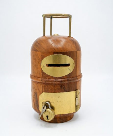 Handcrafted Wooden Money Box Coin Bank | Gallory Hive
