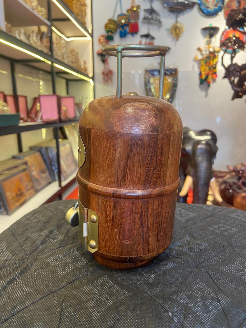 Handcrafted Wooden Money Box Coin Bank | Gallory Hive