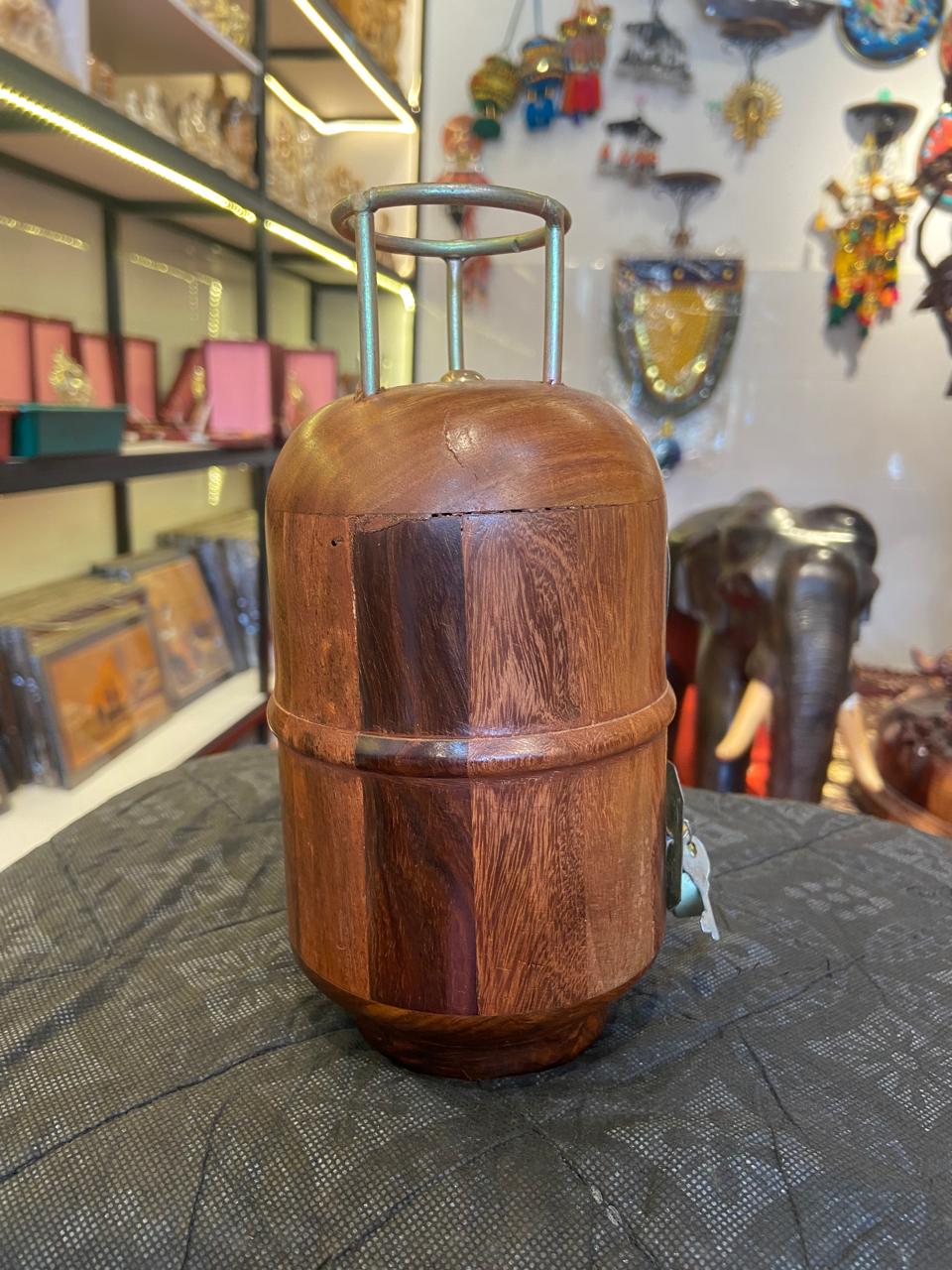 Handcrafted Wooden Money Box Coin Bank | Gallory Hive