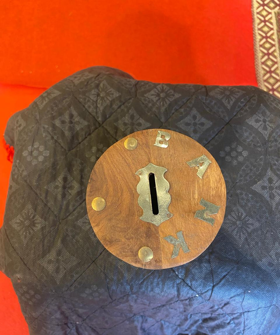 Handcrafted Wooden Money Box Coin Bank | Gallory Hive