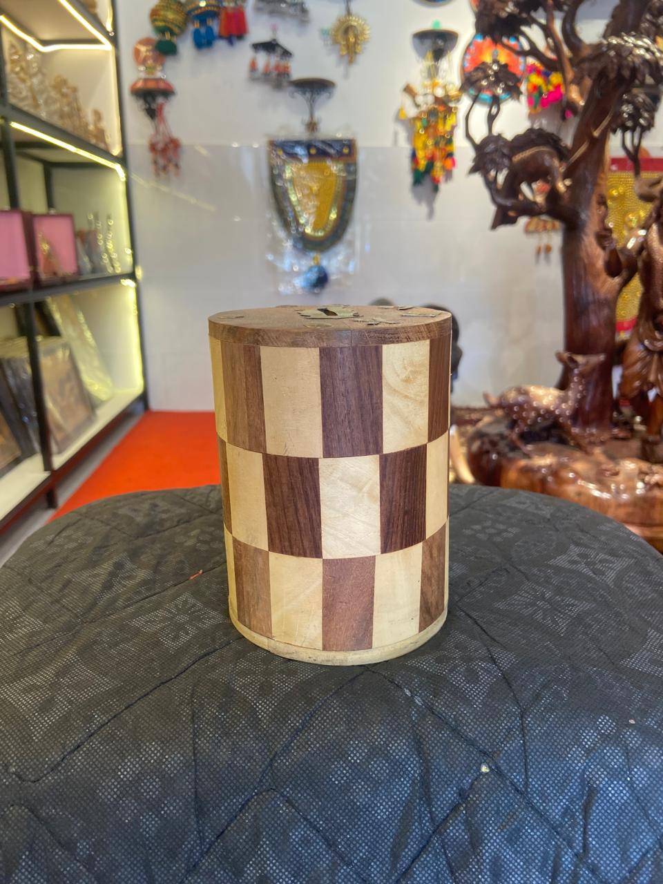 Handcrafted Wooden Money Box Coin Bank | Gallory Hive