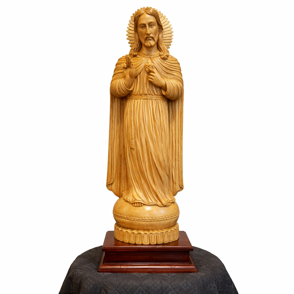 Handcrafted Wooden Jesus Christ Sculpture | Gallory Hive