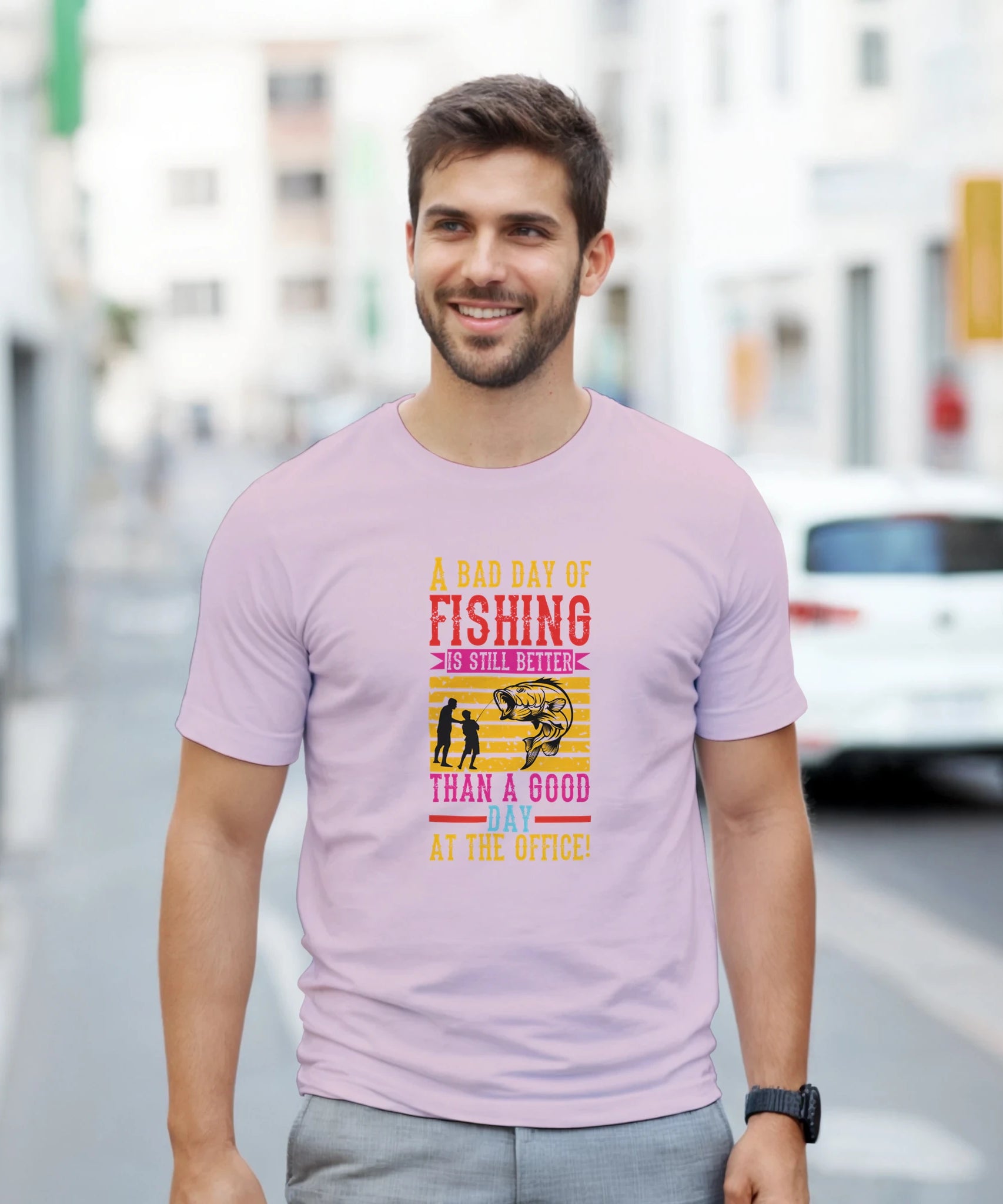 A Bad Day of Fishing Unisex Crewneck T-Shirt - Gallory Hive