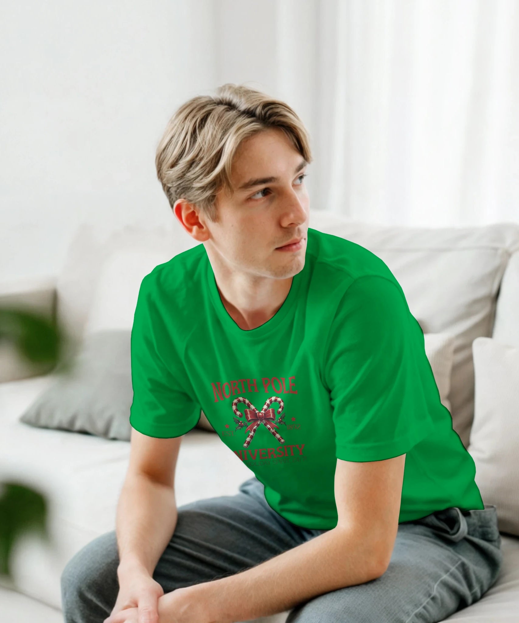 North Pole University Christmas T-Shirt | Gallory Hive