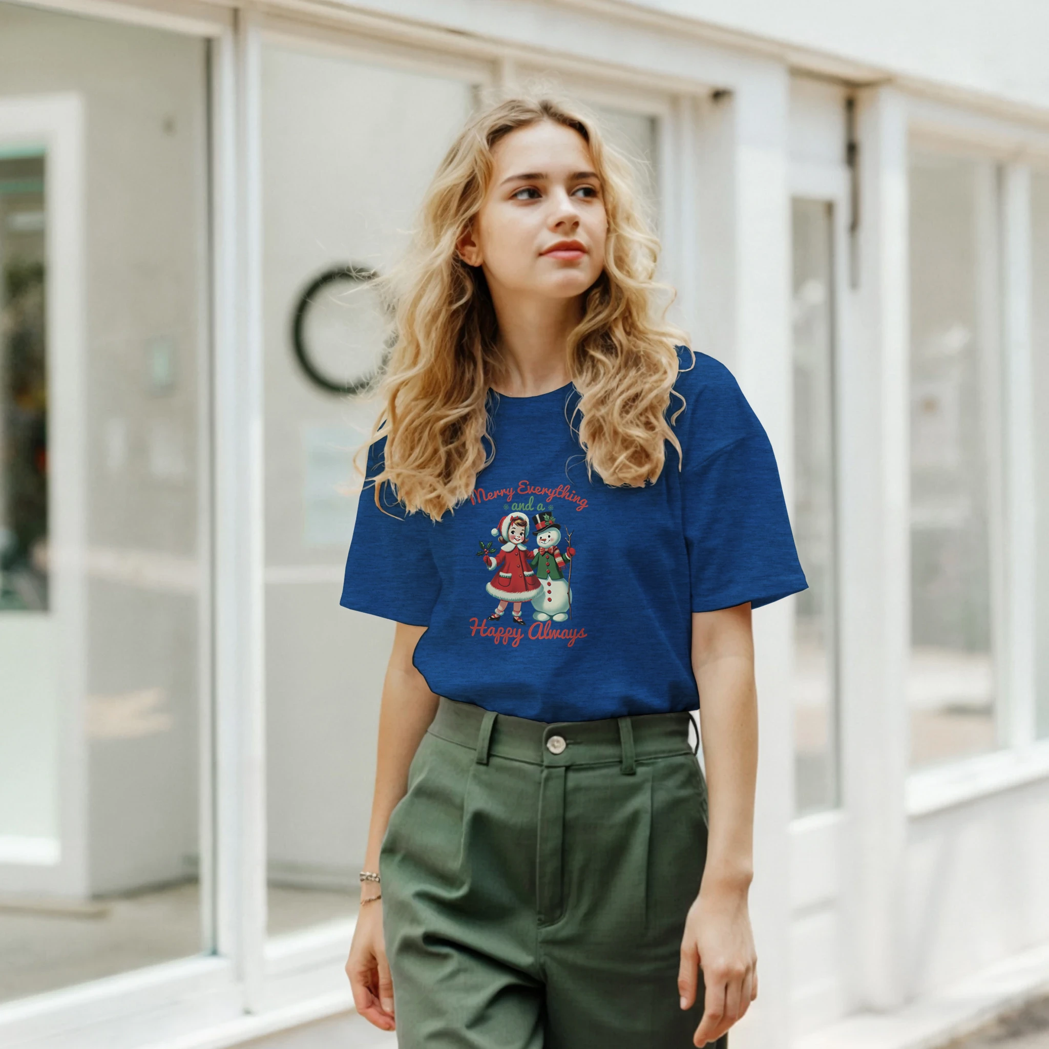 Vintage Christmas Holiday Cheer T-Shirt | Gallory Hive