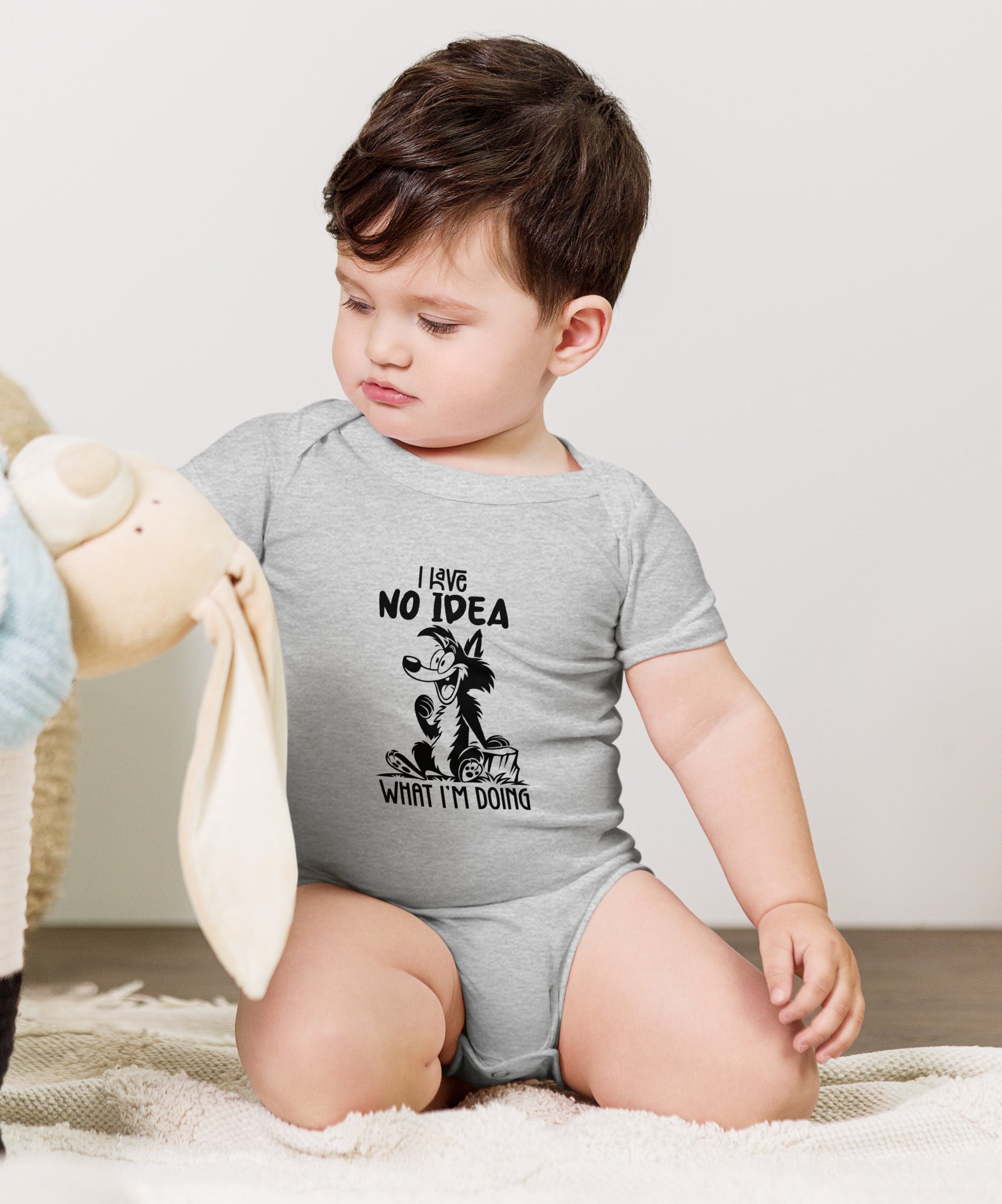 Baby One Piece – I Have No Idea Design | Gallory Hive