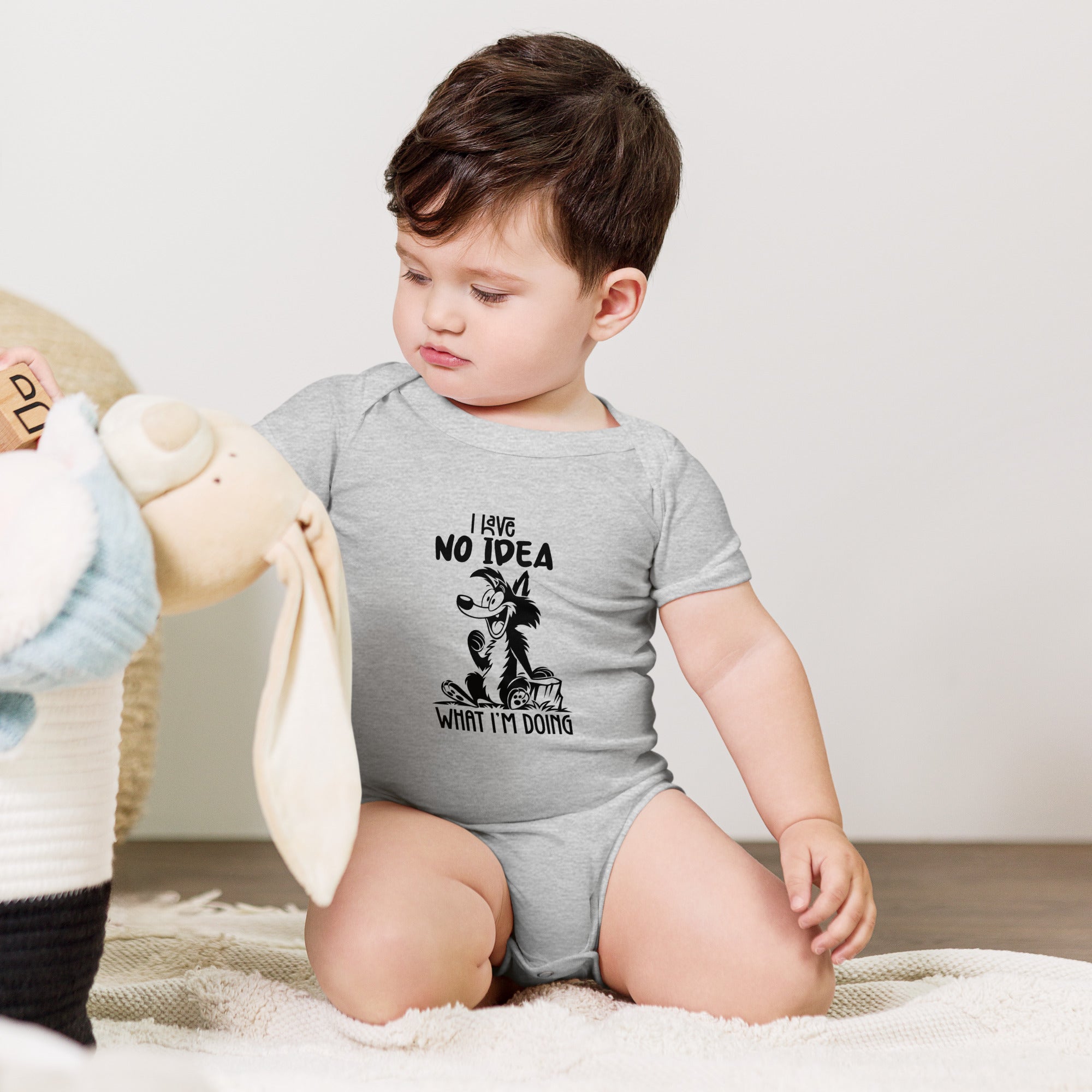 Baby One Piece – I Have No Idea Design | Gallory Hive