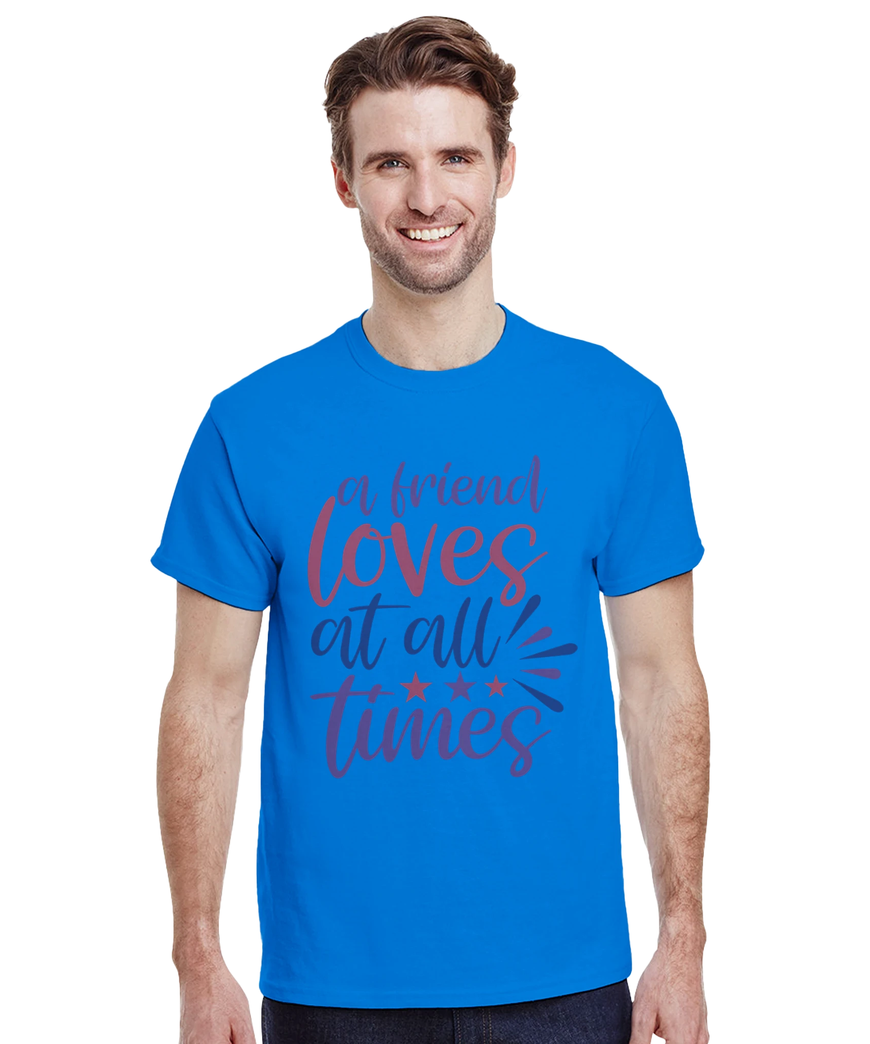 A Friend Loves Always – Unisex Minimalist Tee | Gallory hive