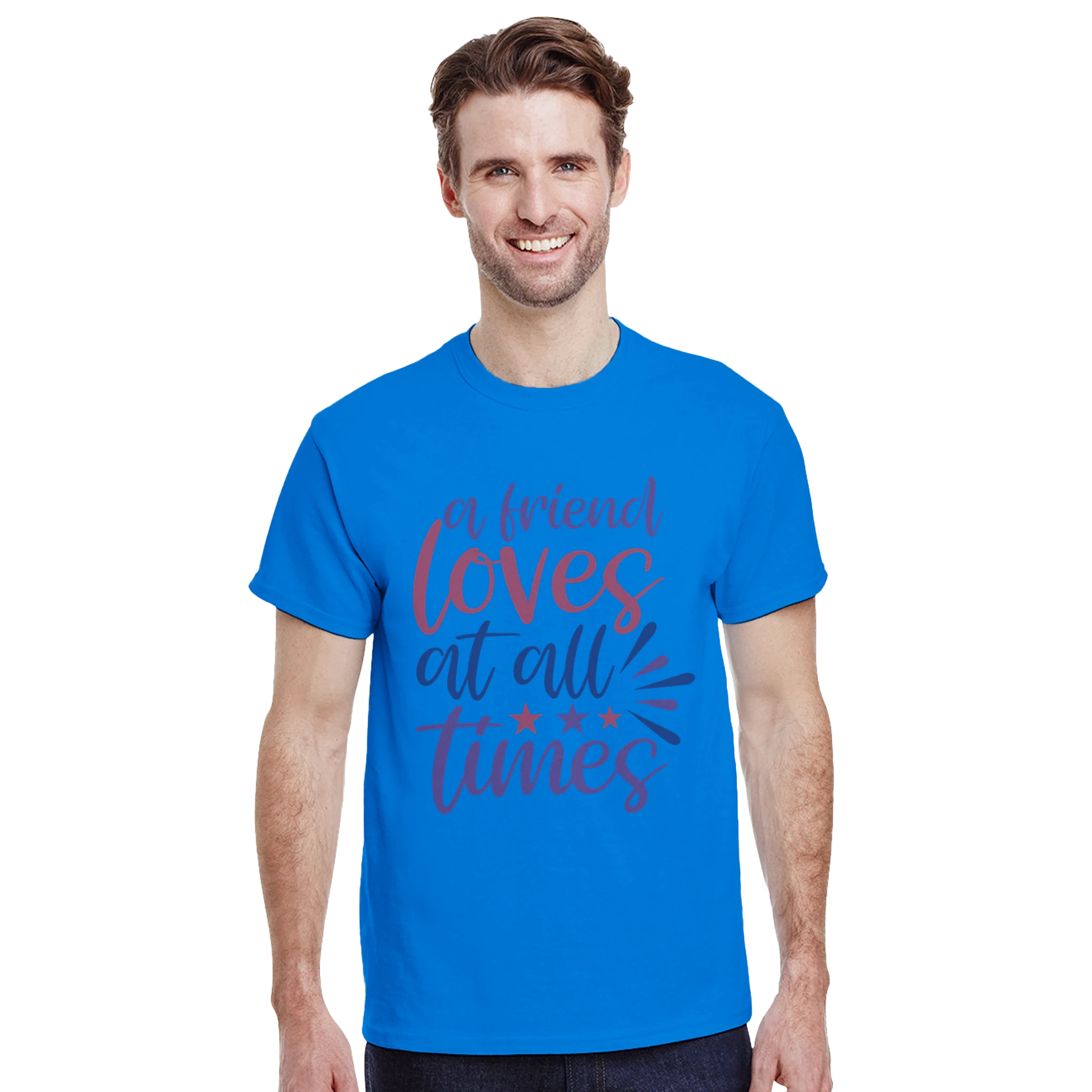 A Friend Loves Always – Unisex Minimalist Tee | Gallory hive