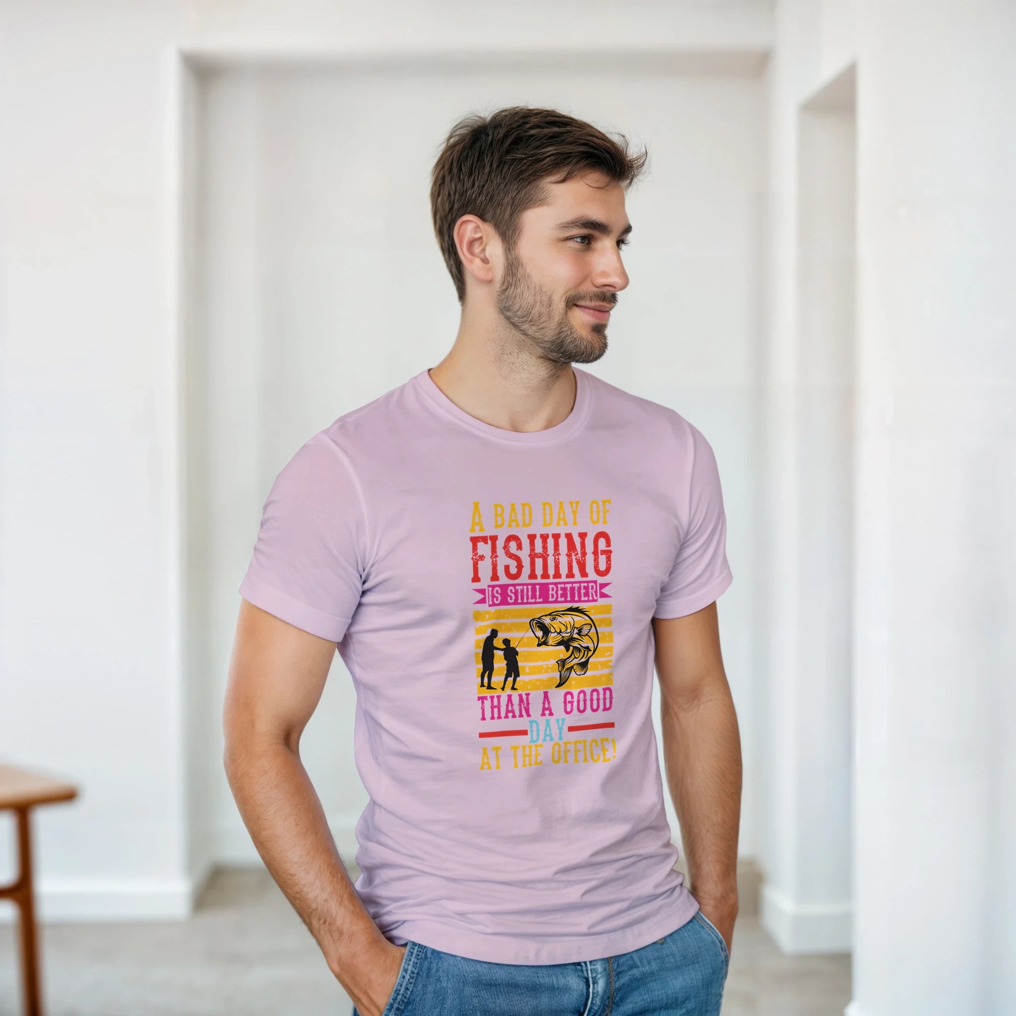 A Bad Day of Fishing Unisex Crewneck T-Shirt - Gallory Hive