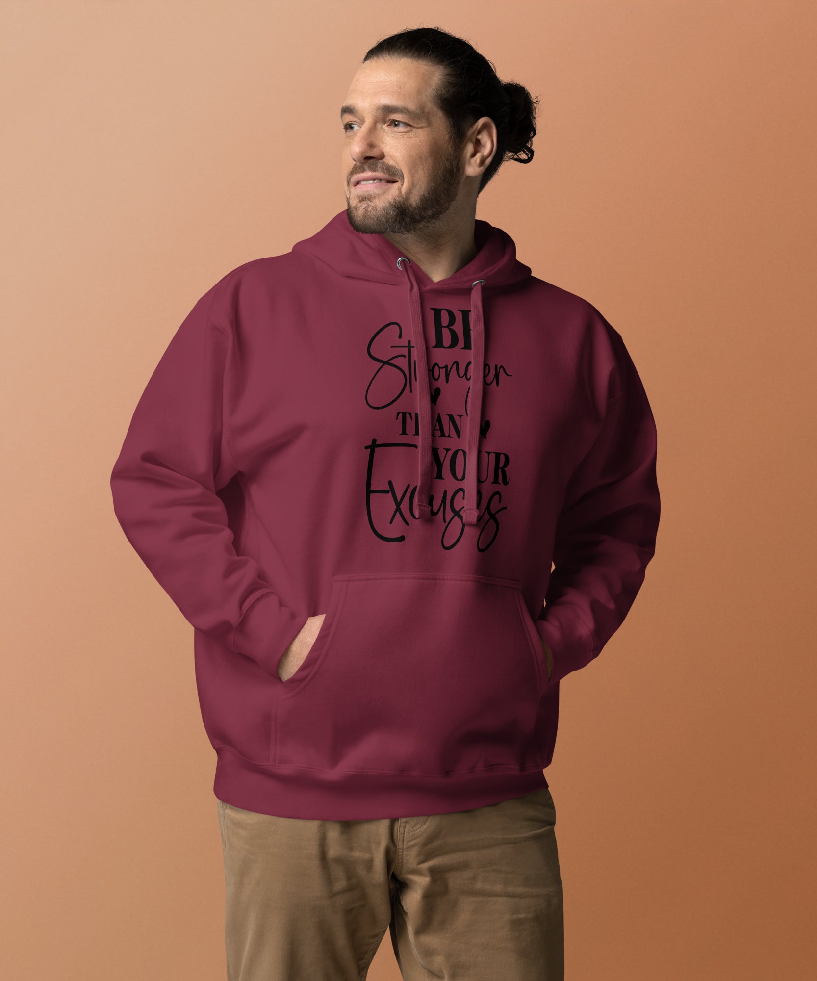 Be Stronger Than Your Excuses Unisex Hoodie | Gallory Hive