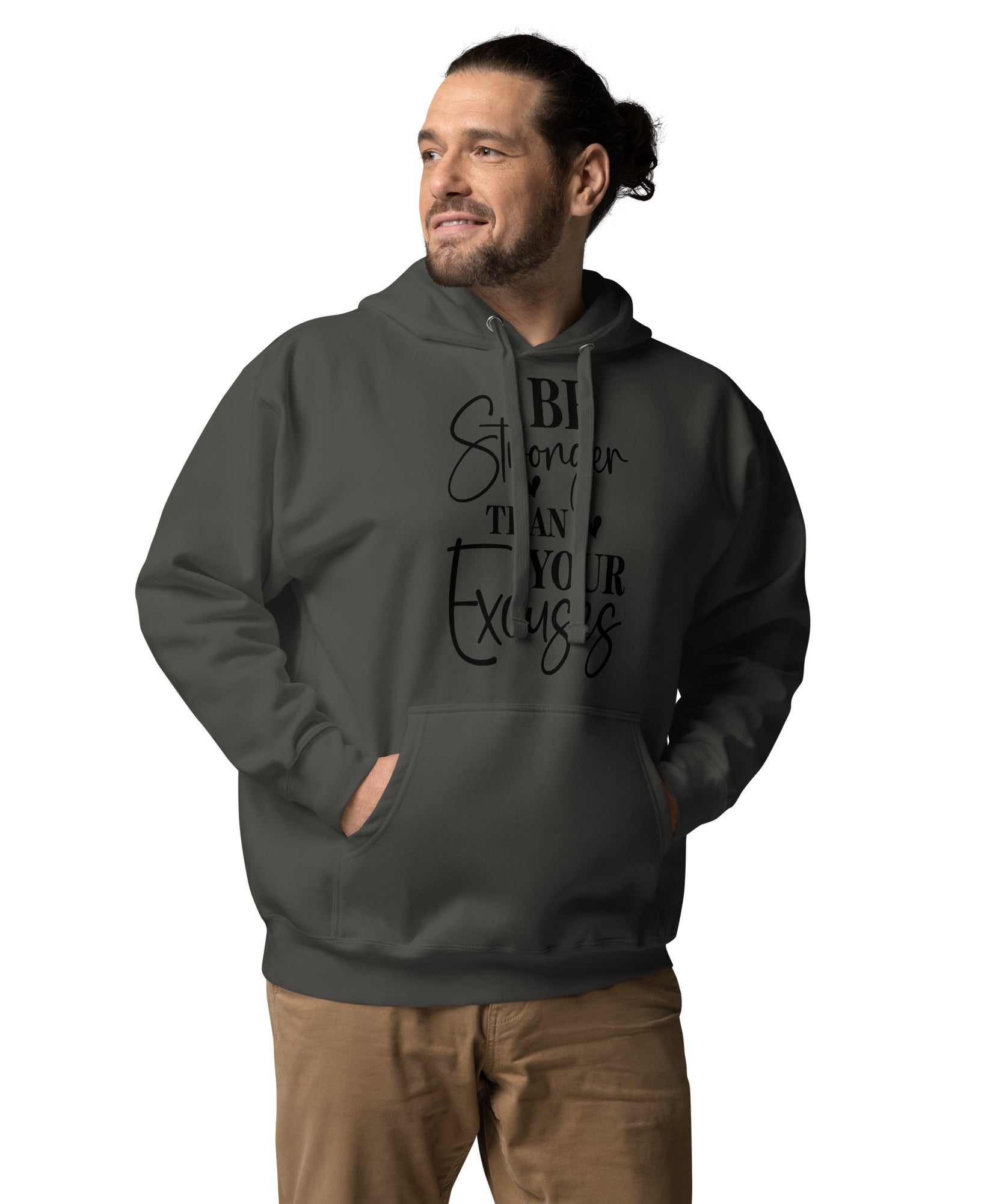 Be Stronger Than Your Excuses Unisex Hoodie | Gallory Hive
