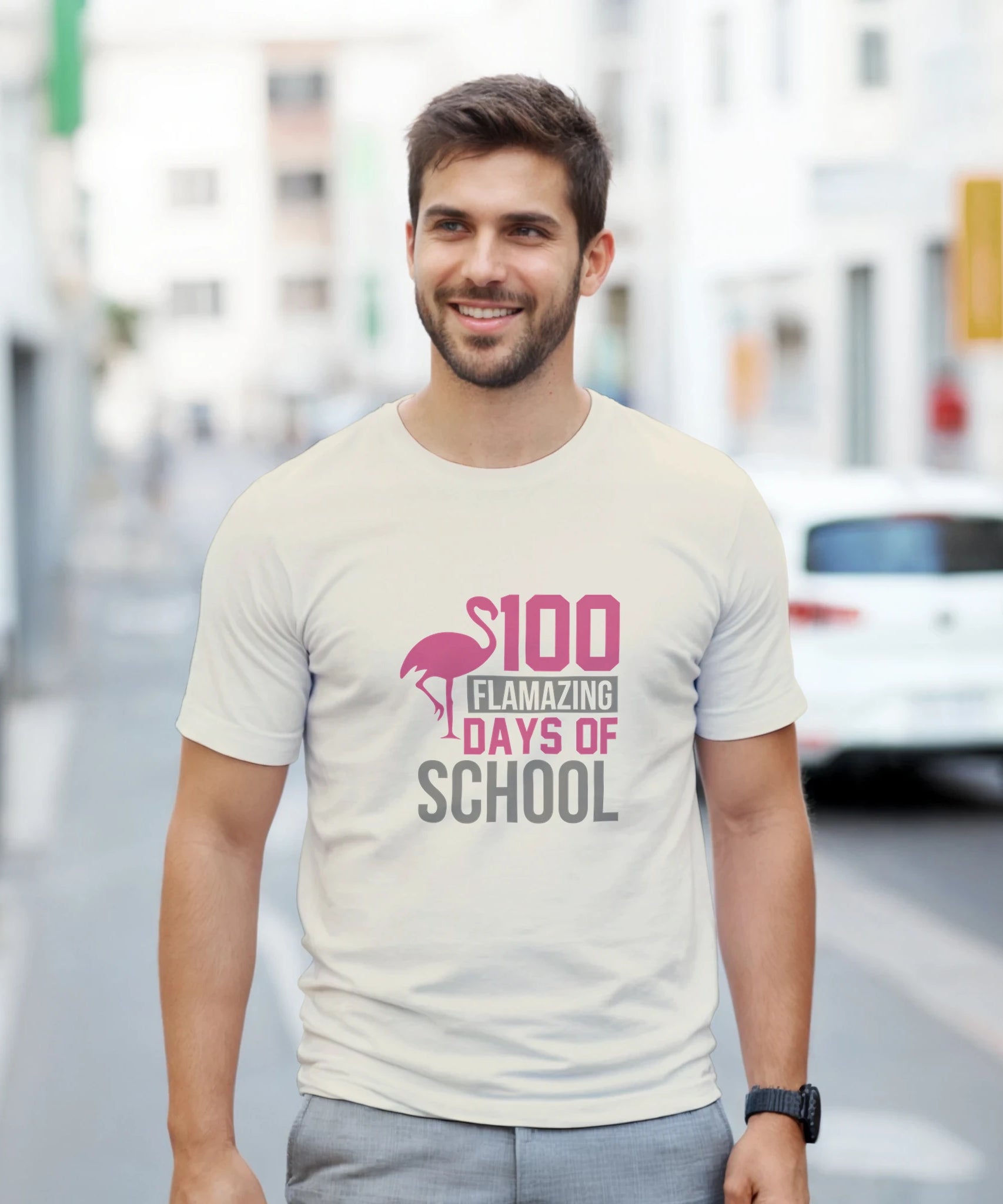 Flamingo Unisex Crewneck T-Shirt
