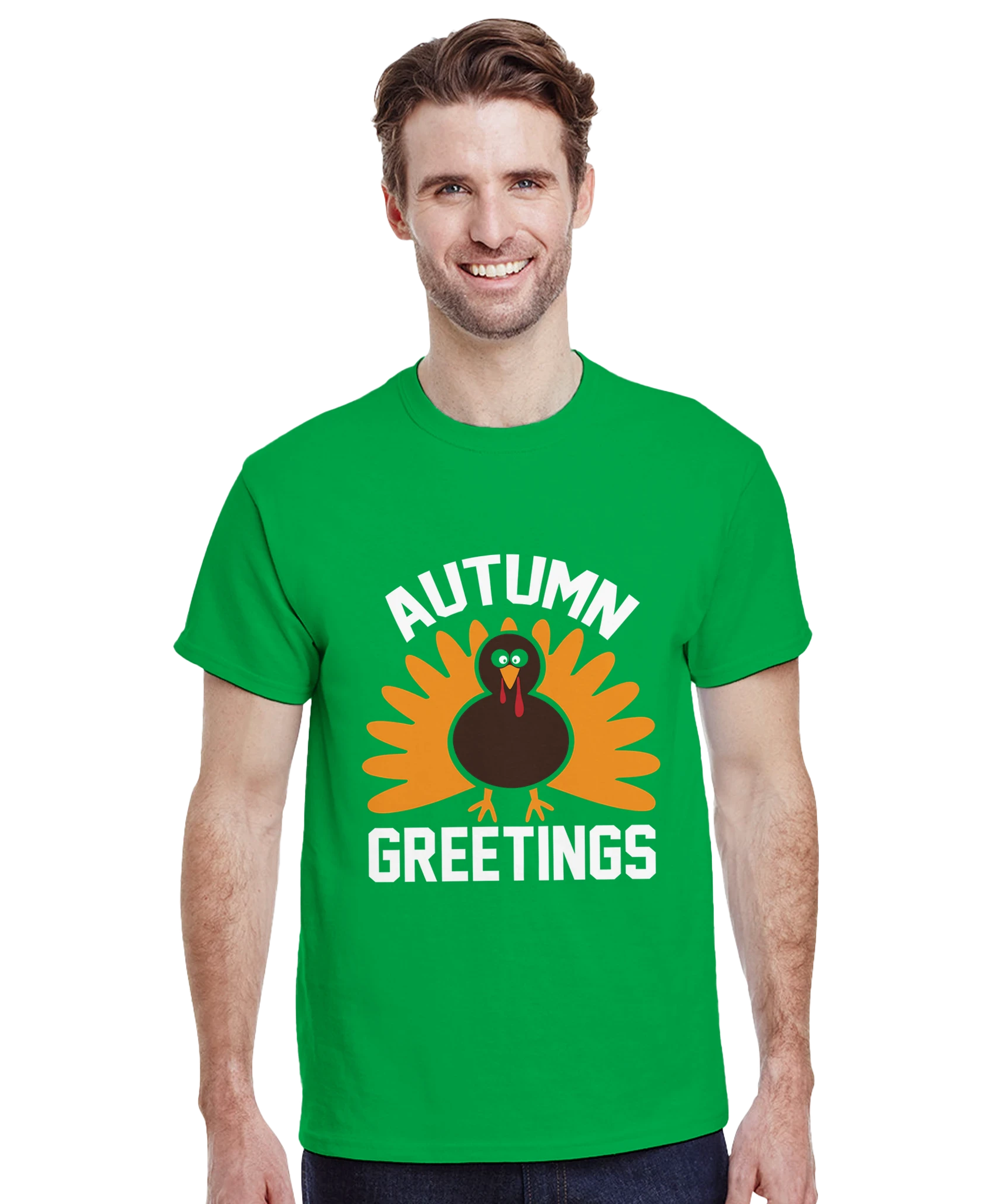 Autumn Greetings Turkey T-Shirt – Unisex Fall Tee | Gallory Hive