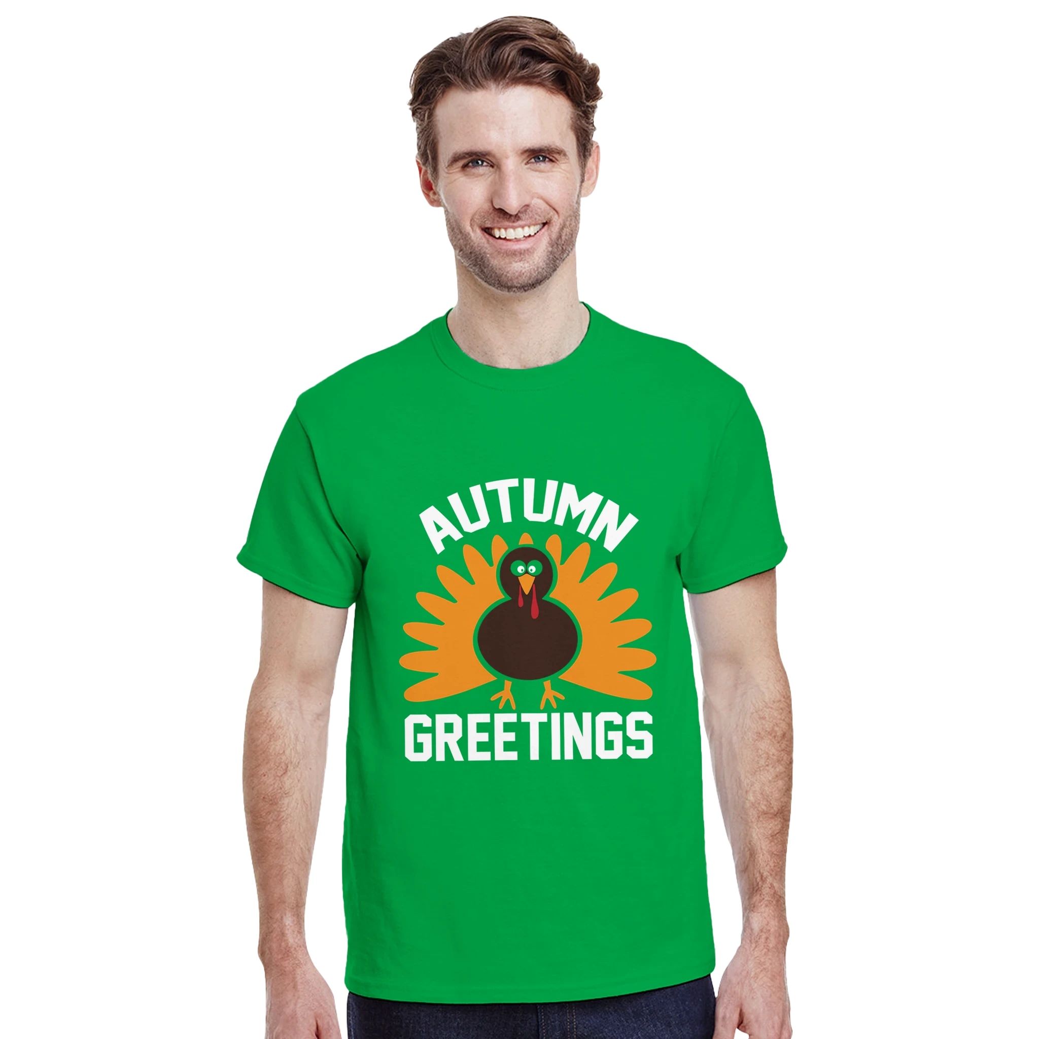 Autumn Greetings Turkey T-Shirt – Unisex Fall Tee | Gallory Hive