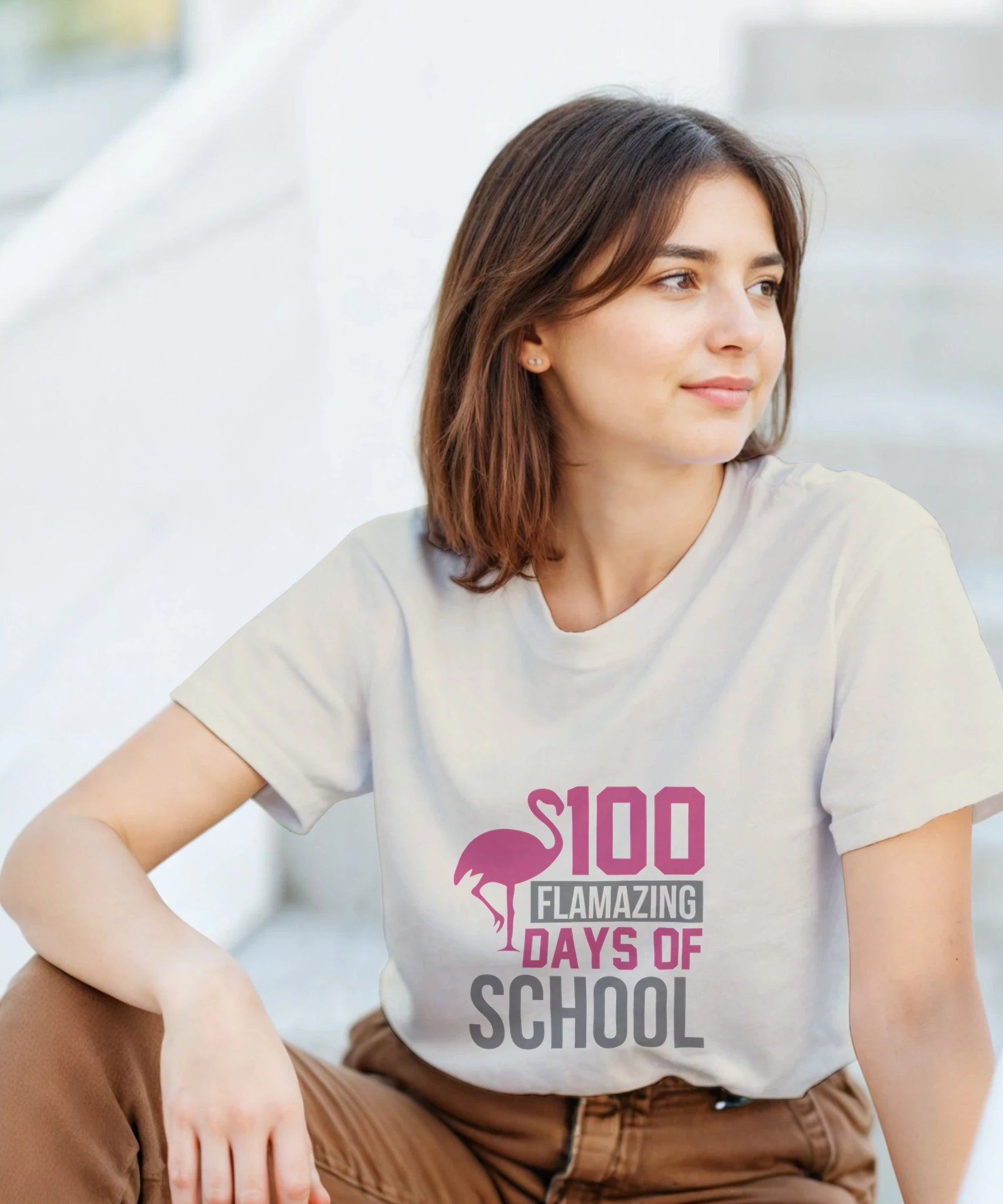 Flamingo Unisex Crewneck T-Shirt