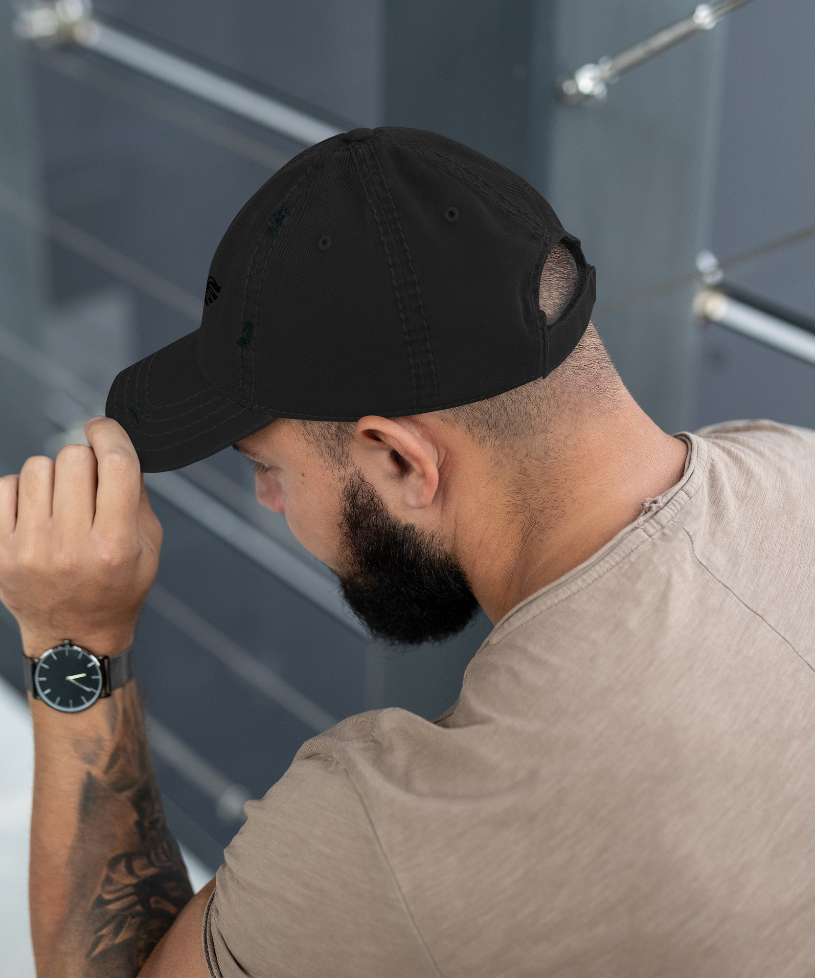Classic Distressed Dad Hat | Vintage Casual Cap | Gallory Hive