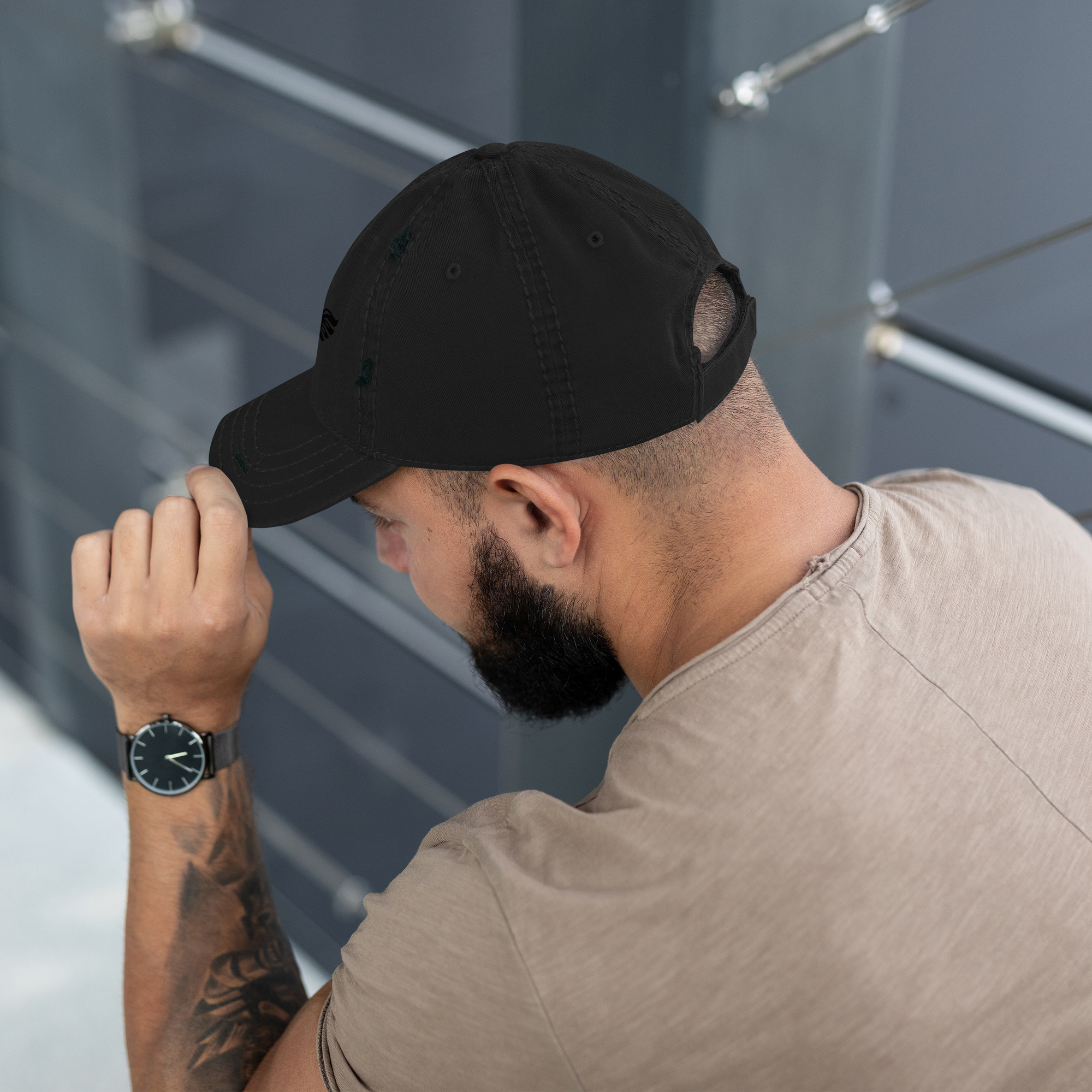 Classic Distressed Dad Hat | Vintage Casual Cap | Gallory Hive
