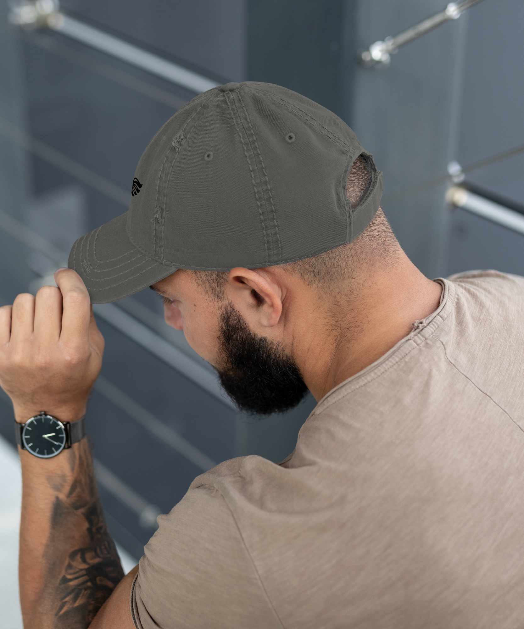 Classic Distressed Dad Hat | Vintage Casual Cap | Gallory Hive