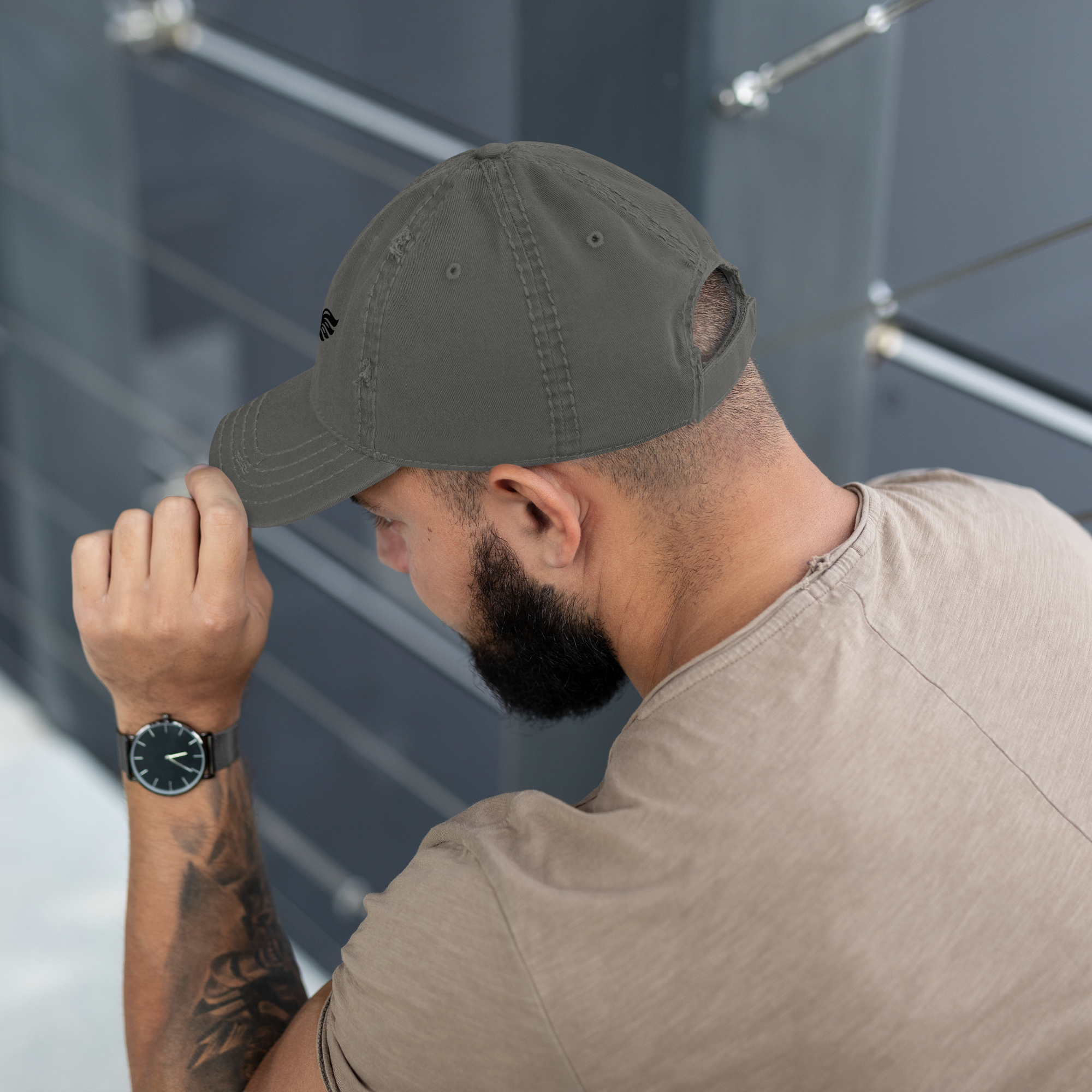 Classic Distressed Dad Hat | Vintage Casual Cap | Gallory Hive