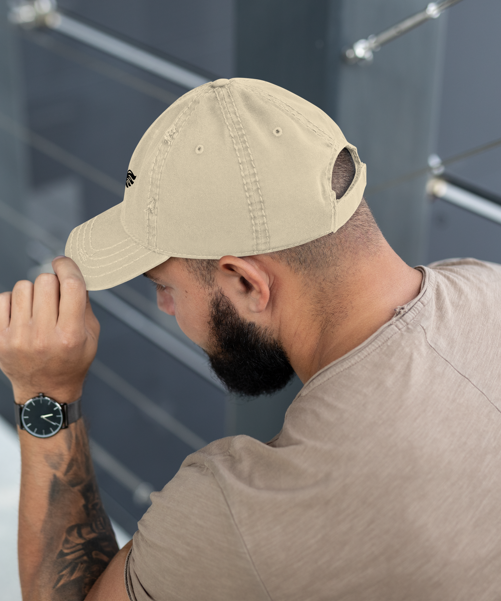 Classic Distressed Dad Hat | Vintage Casual Cap | Gallory Hive