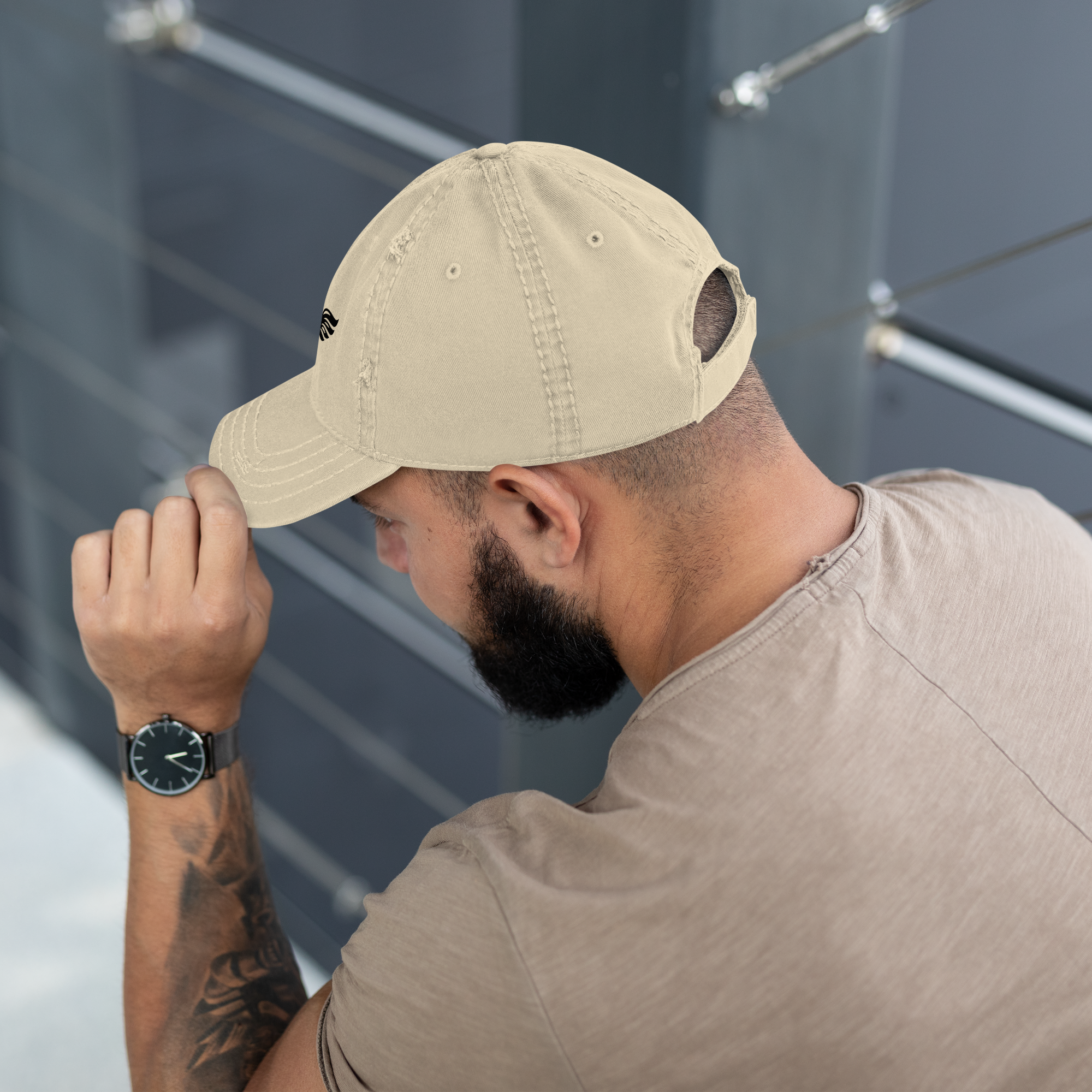 Classic Distressed Dad Hat | Vintage Casual Cap | Gallory Hive